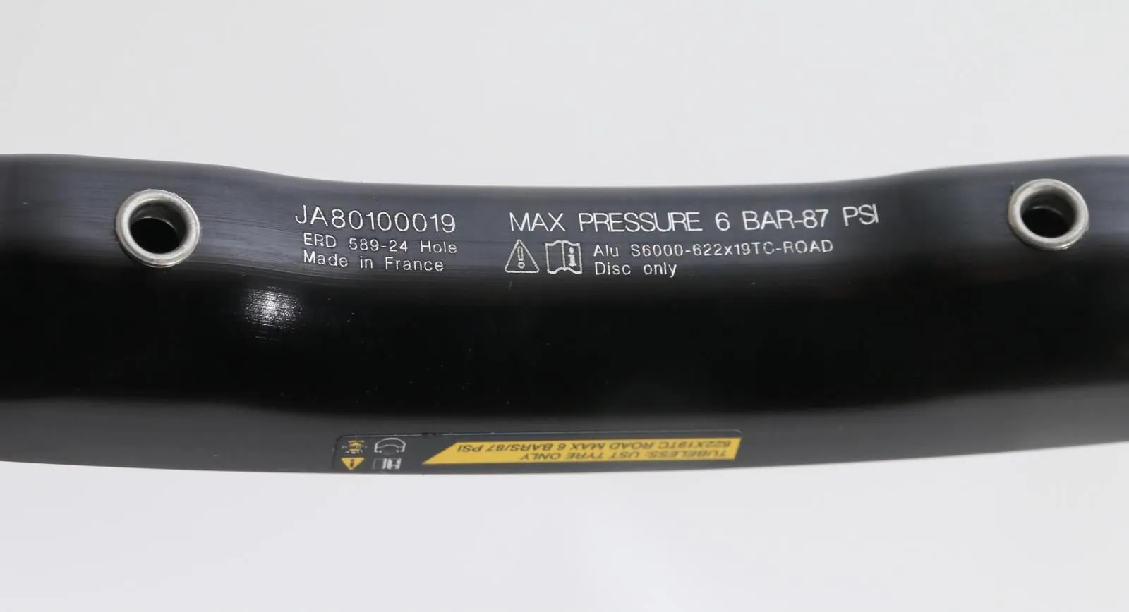 1 QTY MAVIC Open Pro Disc UST Tubeless 700c 24 Hole 24H Road Bike Rim Black NEW