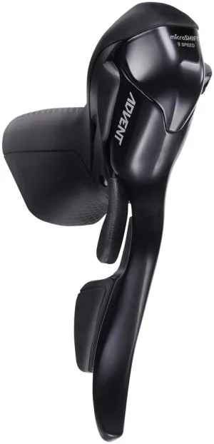 ADVENT Right Drop Bar Shifter Lever - 9 Speed BLK ADVENT Compatible Only