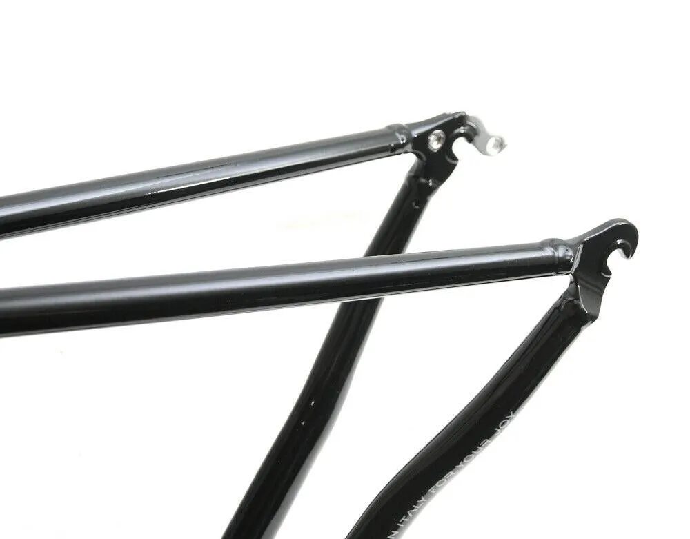 Battaglin Speed 700c LG 54cm Aluminum Road Bike Frame Black / White NEW