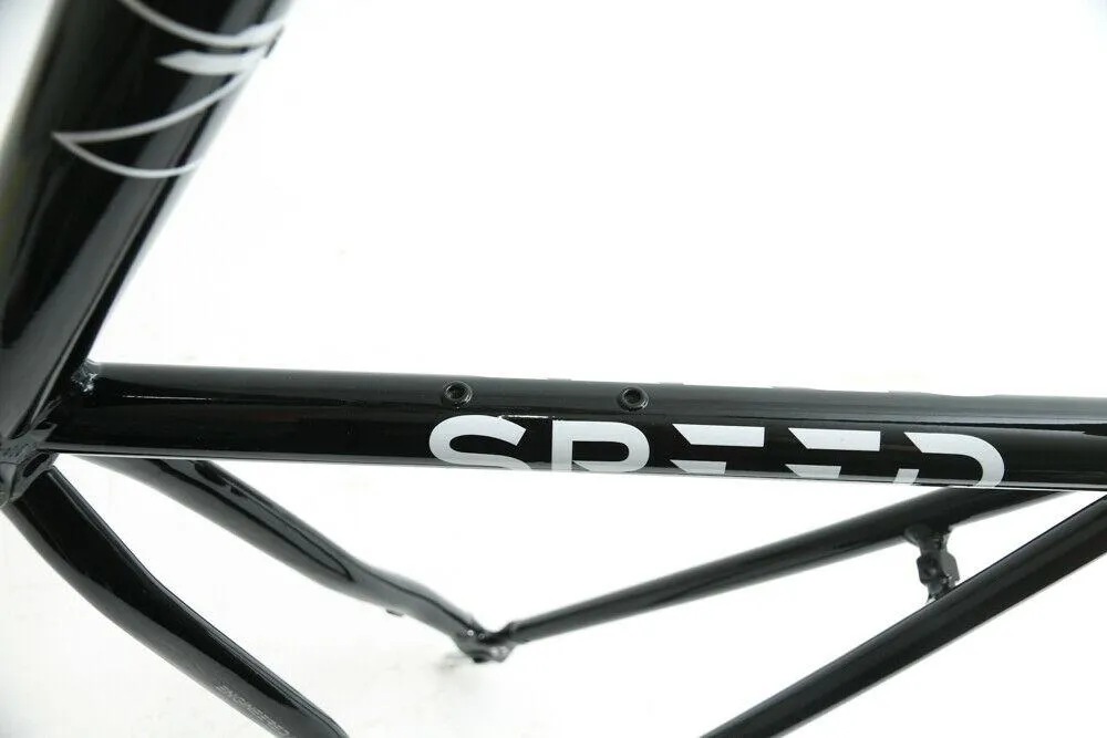 Battaglin Speed 700c LG 54cm Aluminum Road Bike Frame Black / White NEW