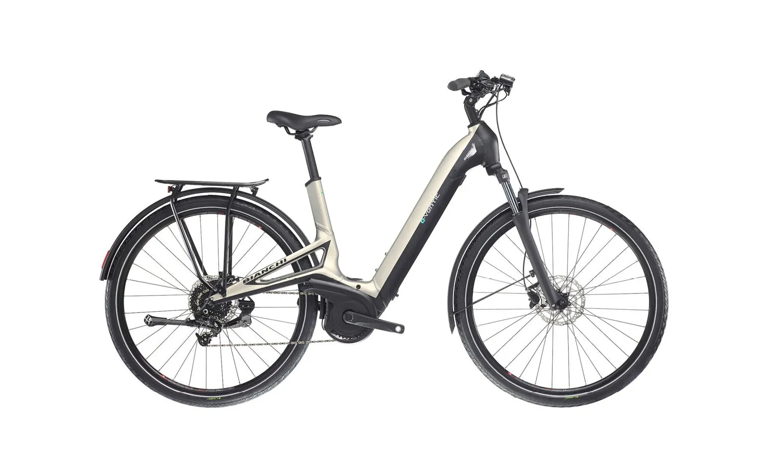 Bianchi E-Vertic C-Type 2024 - Sram X5 9sp - Chaoyang E-Liner City 700x45C, 60tpi