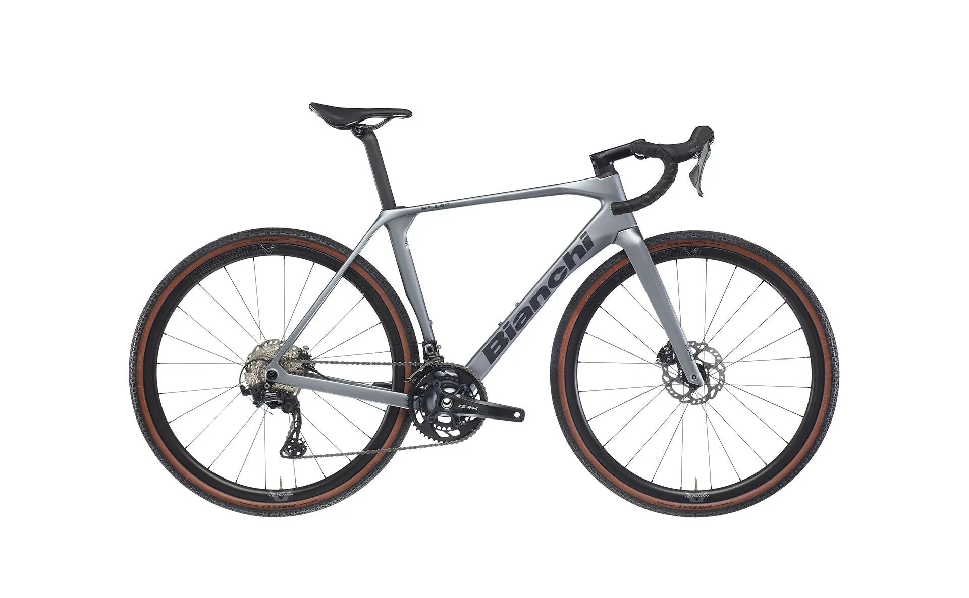 Bianchi Impulso Pro 2025 - Shimano GRX 820 ST-RX820 - Shimano SM-RT70 IceTech Hub