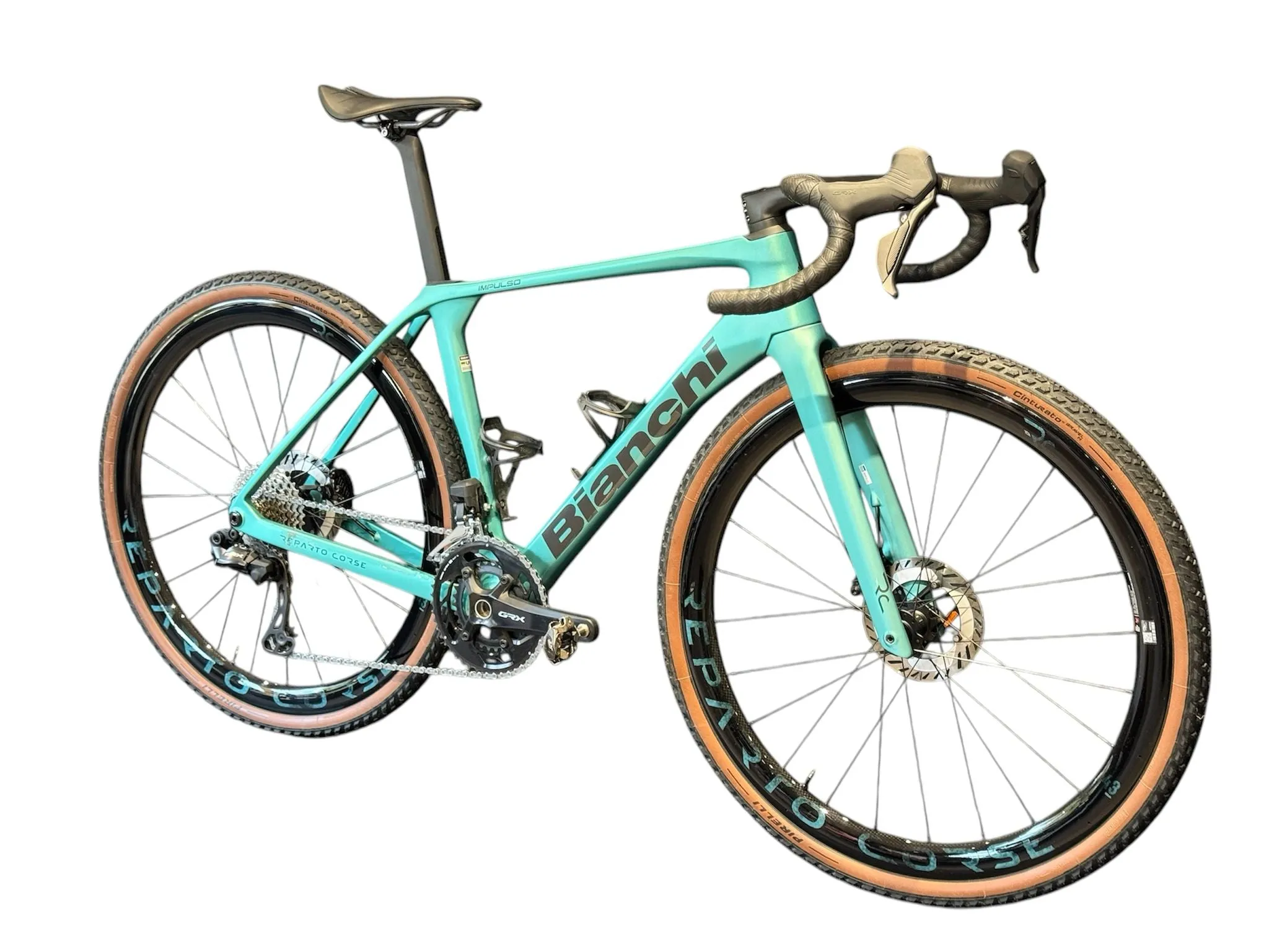 Bianchi Impulso RC 2024 - Shimano GRX Di2 2x12sp - Reparto Corse 43