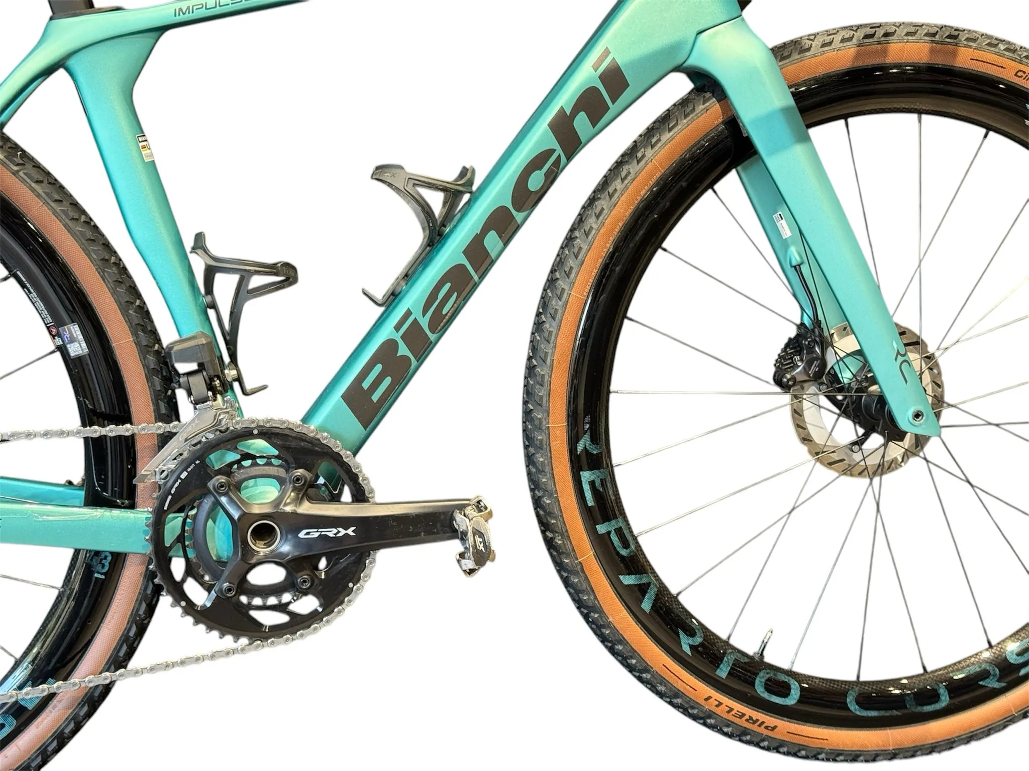Bianchi Impulso RC 2024 - Shimano GRX Di2 2x12sp - Reparto Corse 43