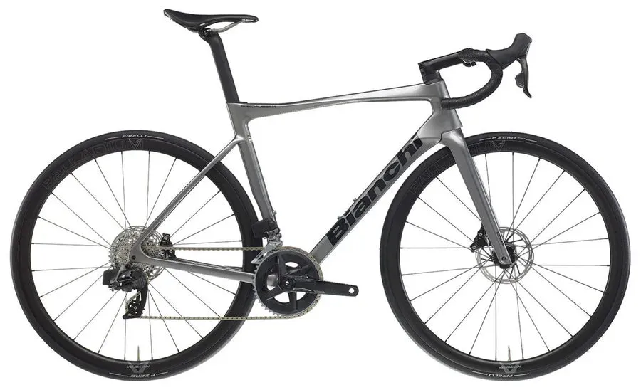 Bianchi Specialissima COMP 2024 - Shimano Ultegra Di2 2x12sp - Velomann Palladium 33mm