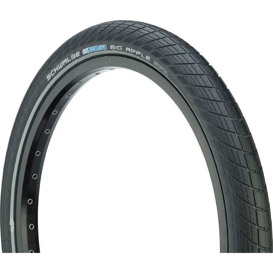 Big Apple Touring-Hybrid Bike Tire - 28 x 2.15, Clincher, Wire, Black, RaceGuard, Endurance, E25