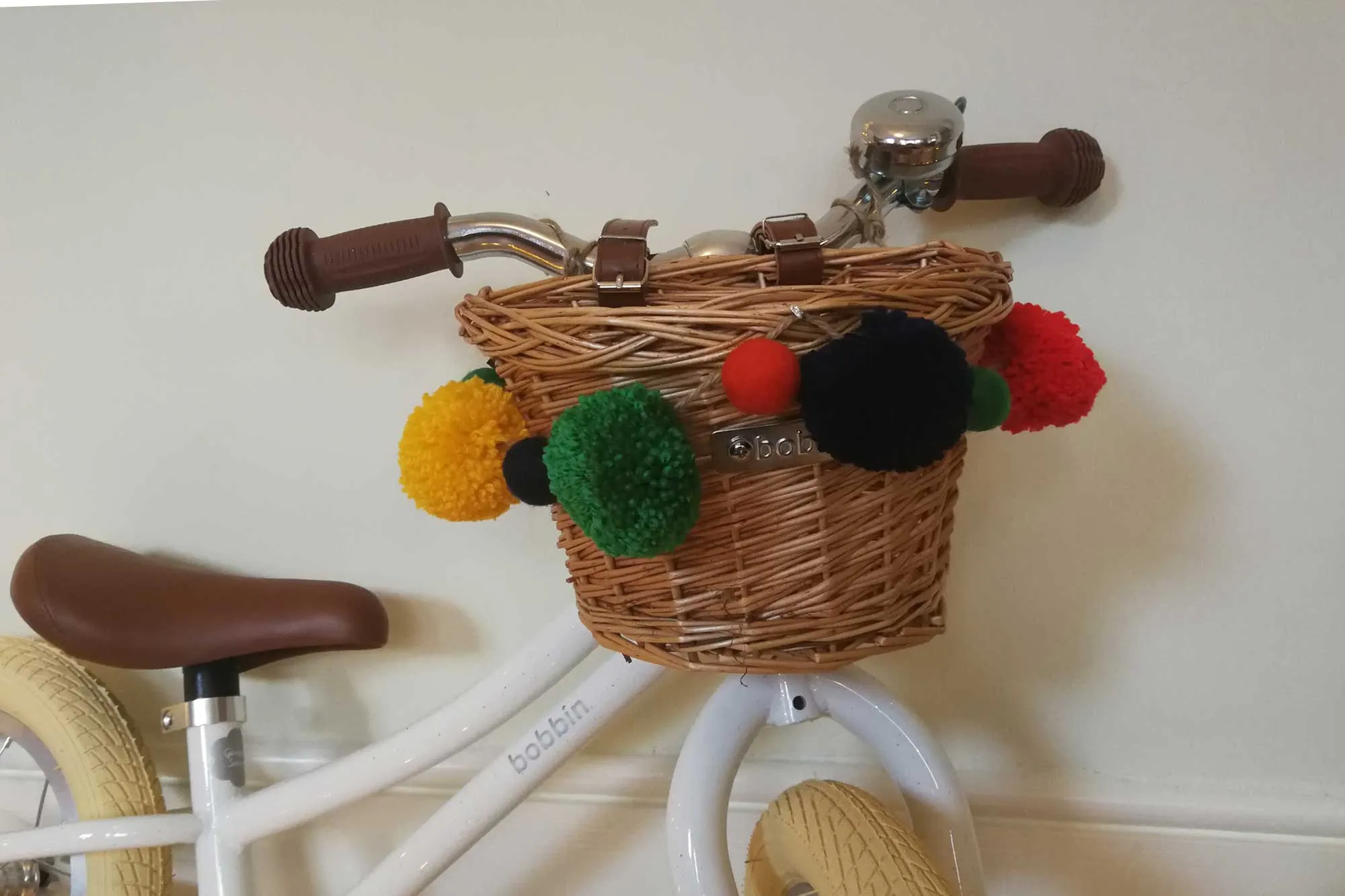 Bike Basket Garland - Nordic Pom Pom