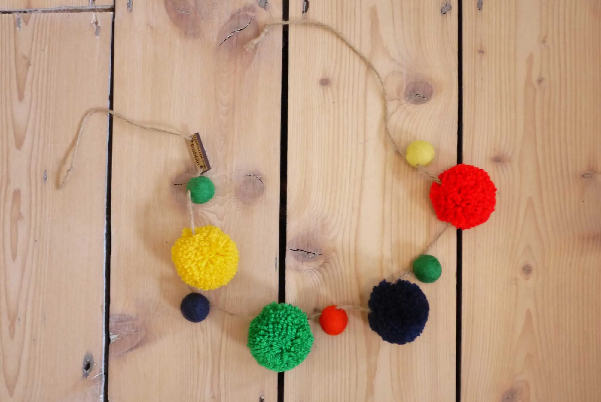 Bike Basket Garland - Nordic Pom Pom