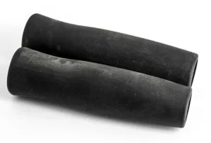Black Flat Bar MTB BMX Hybrid Bike Grips 130mm NEW