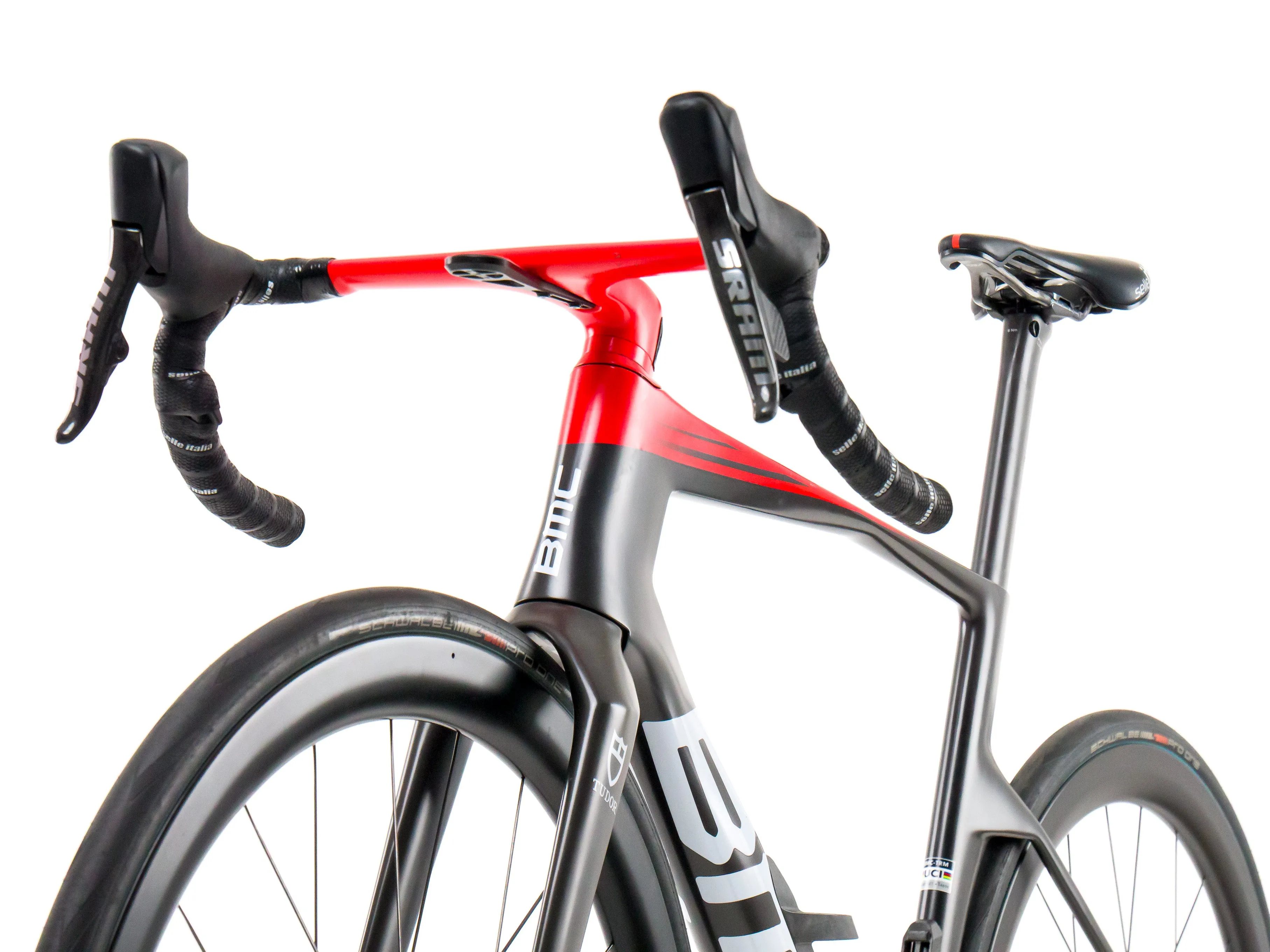 BMC Teammachine R 01 2024 Team Tudor Pro Cycling M. Rondel size 54 Sram Red eTap AXS 2x12sp