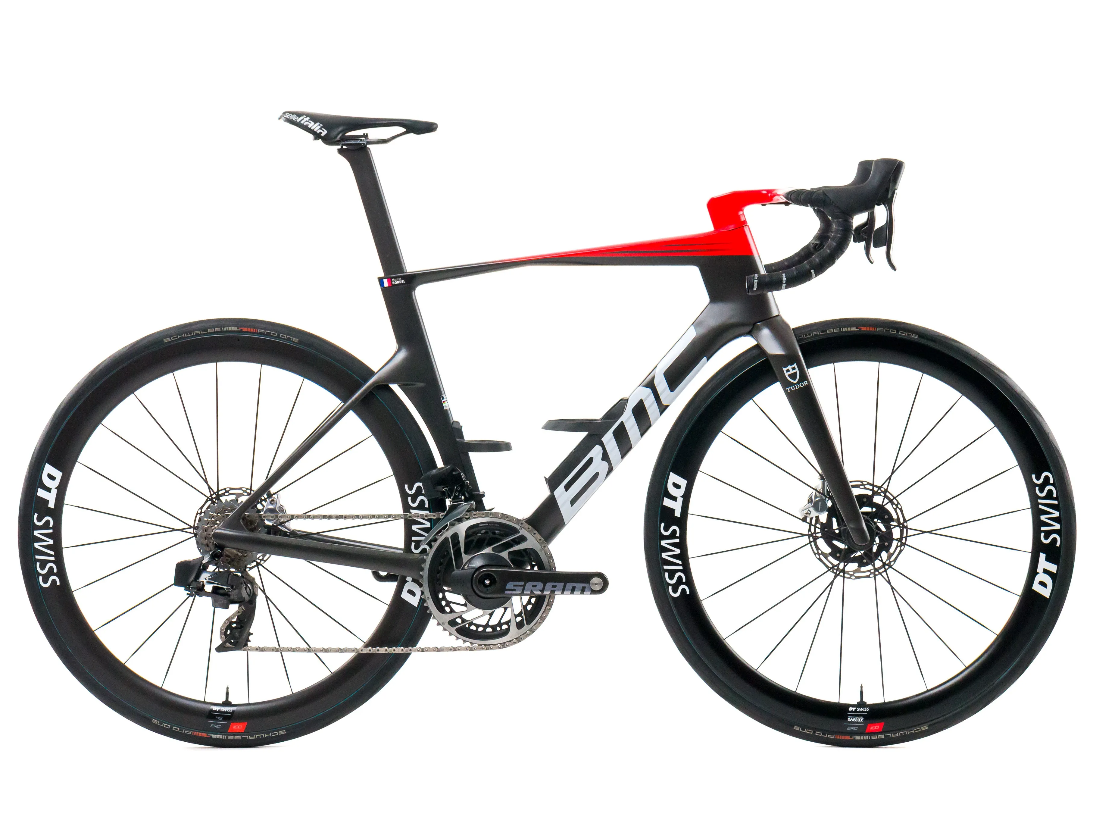 BMC Teammachine R 01 2024 Team Tudor Pro Cycling M. Rondel size 54 Sram Red eTap AXS 2x12sp