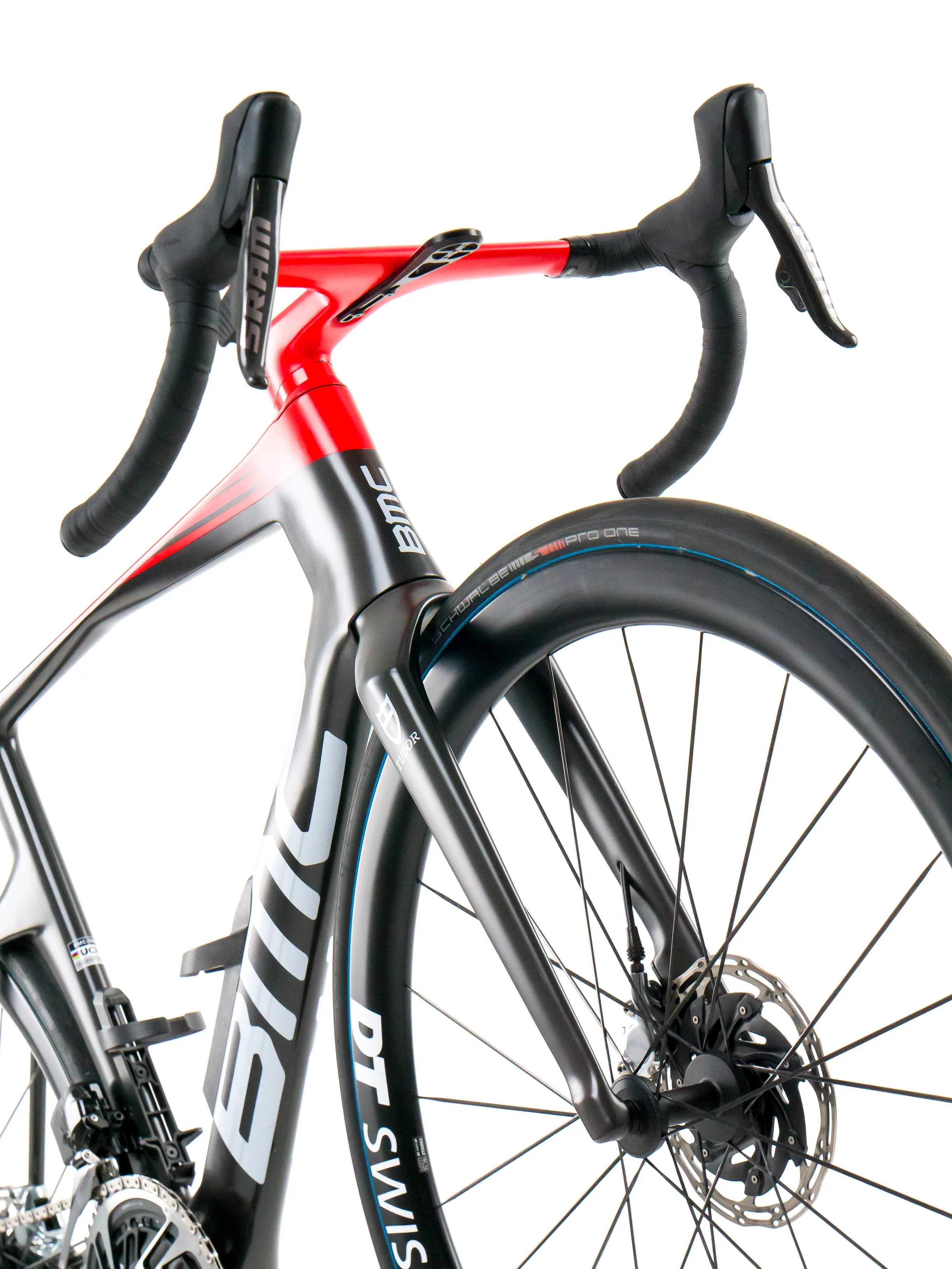 BMC Teammachine R 01 2024 Team Tudor Pro Cycling S. Pellaud size 54 Sram Red eTap AXS 2x12sp