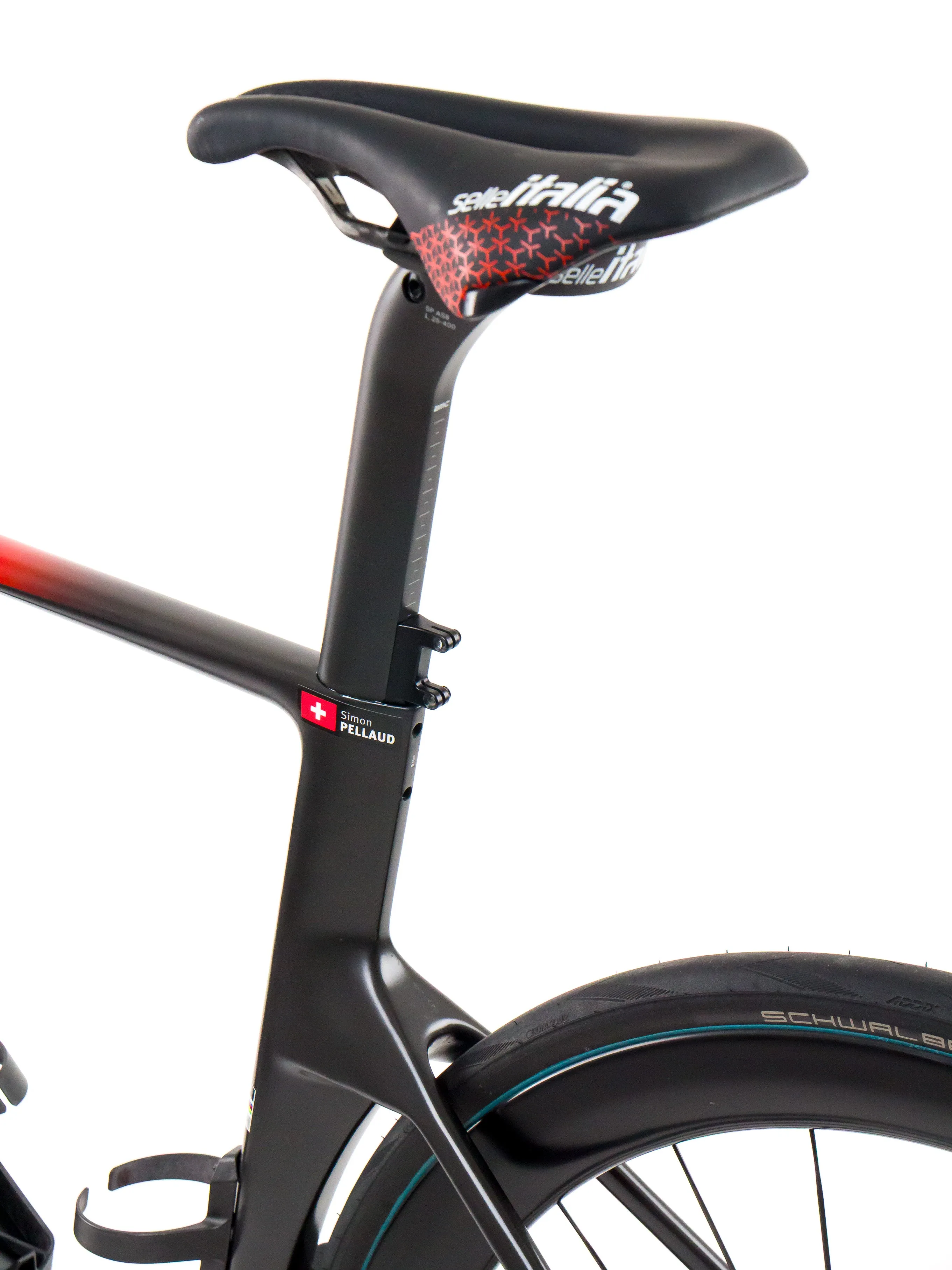 BMC Teammachine R 01 2024 Team Tudor Pro Cycling S. Pellaud size 54 Sram Red eTap AXS 2x12sp