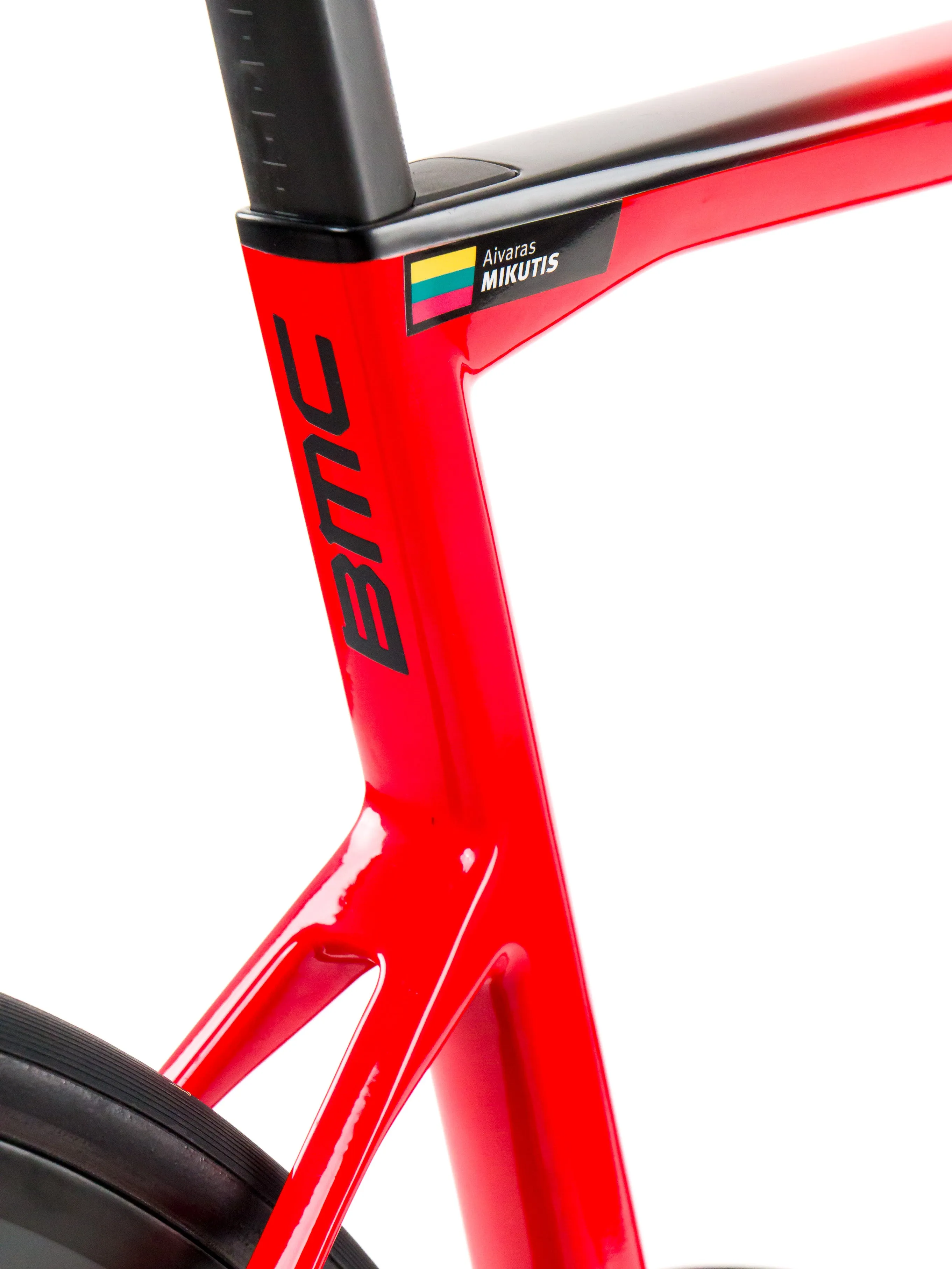 BMC Teammachine SLR01  2023 Team Tudor Pro Cycling A. Mikutis size 54 Sram Red eTap AXS 2x12sp