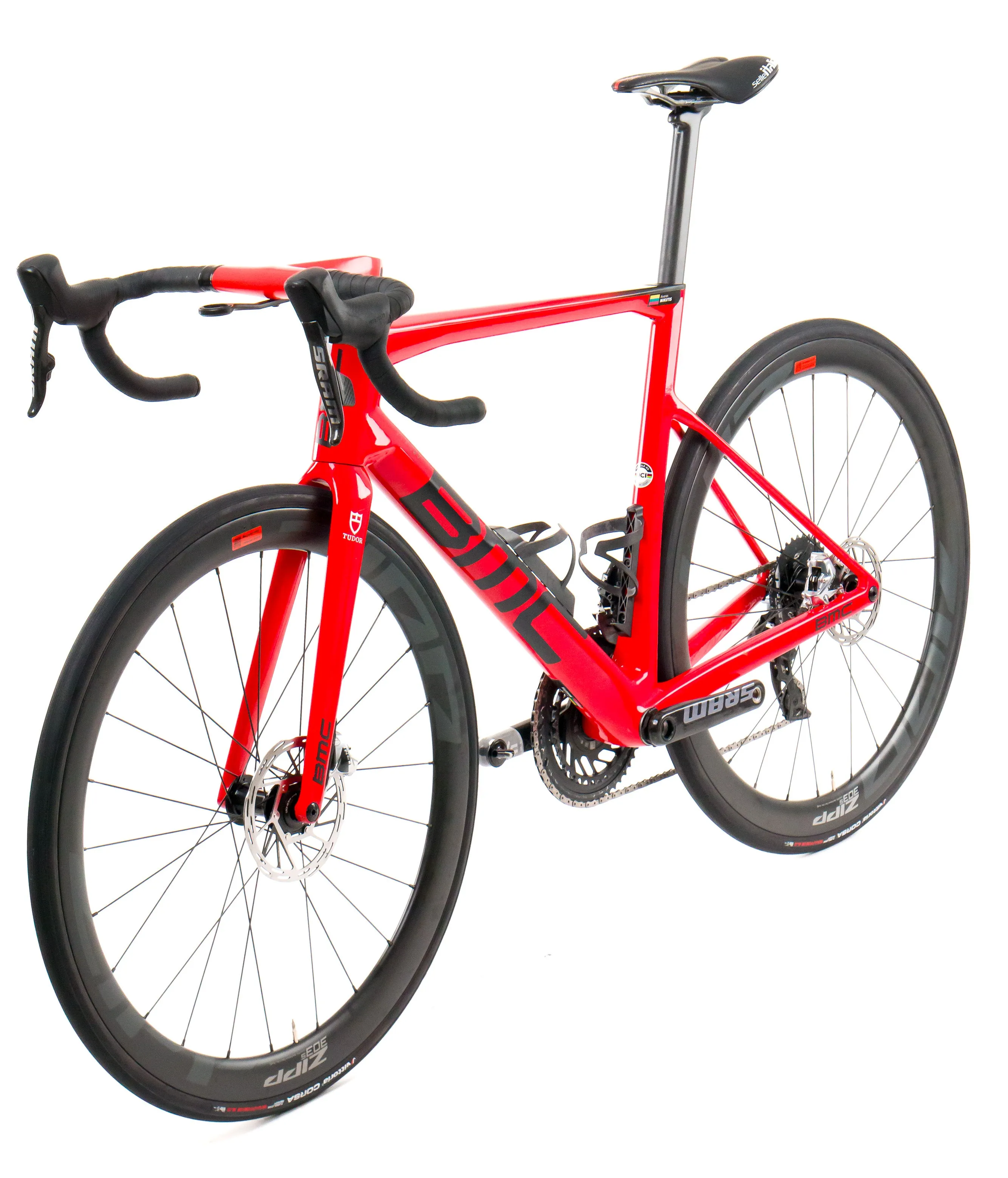 BMC Teammachine SLR01  2023 Team Tudor Pro Cycling A. Mikutis size 54 Sram Red eTap AXS 2x12sp