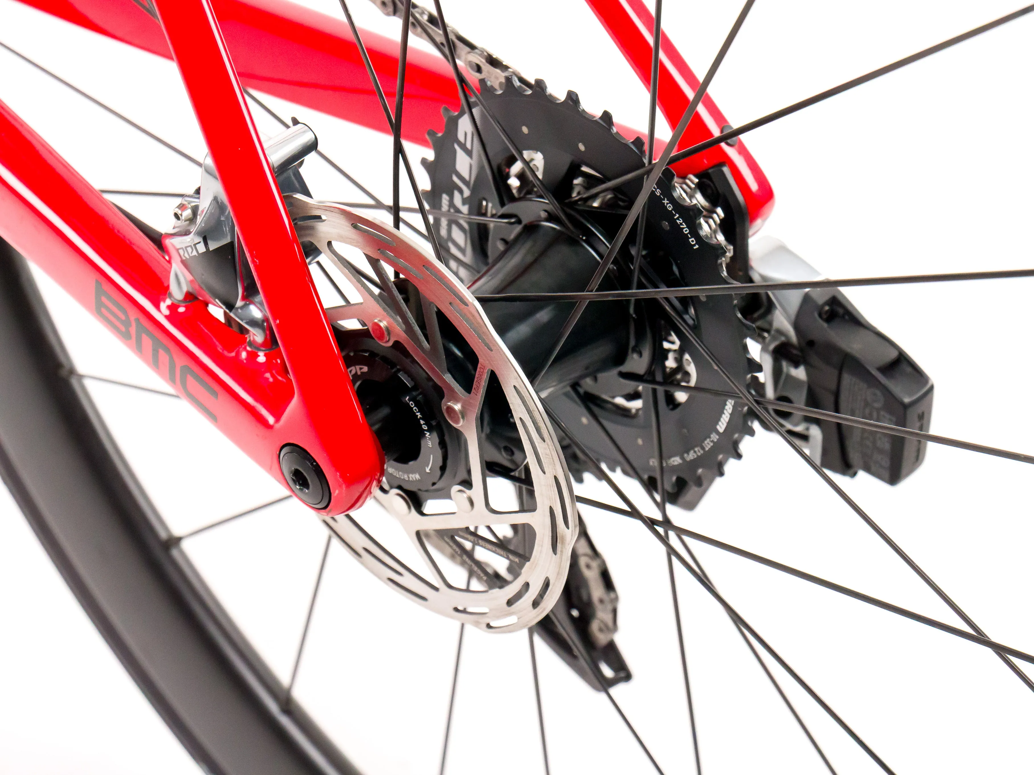 BMC Teammachine SLR01  2023 Team Tudor Pro Cycling A. Mikutis size 54 Sram Red eTap AXS 2x12sp