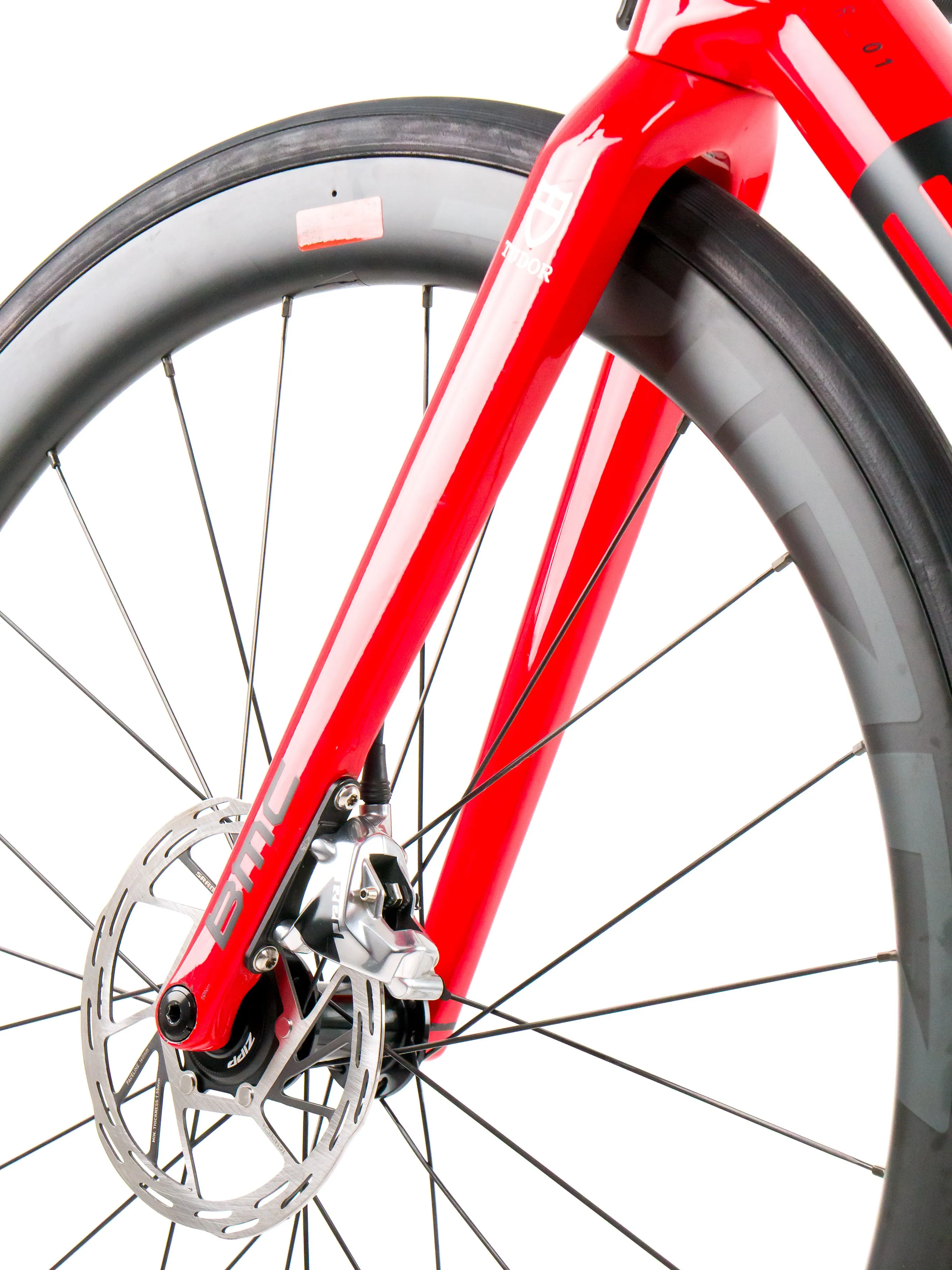 BMC Teammachine SLR01  2023 Team Tudor Pro Cycling A. Mikutis size 54 Sram Red eTap AXS 2x12sp