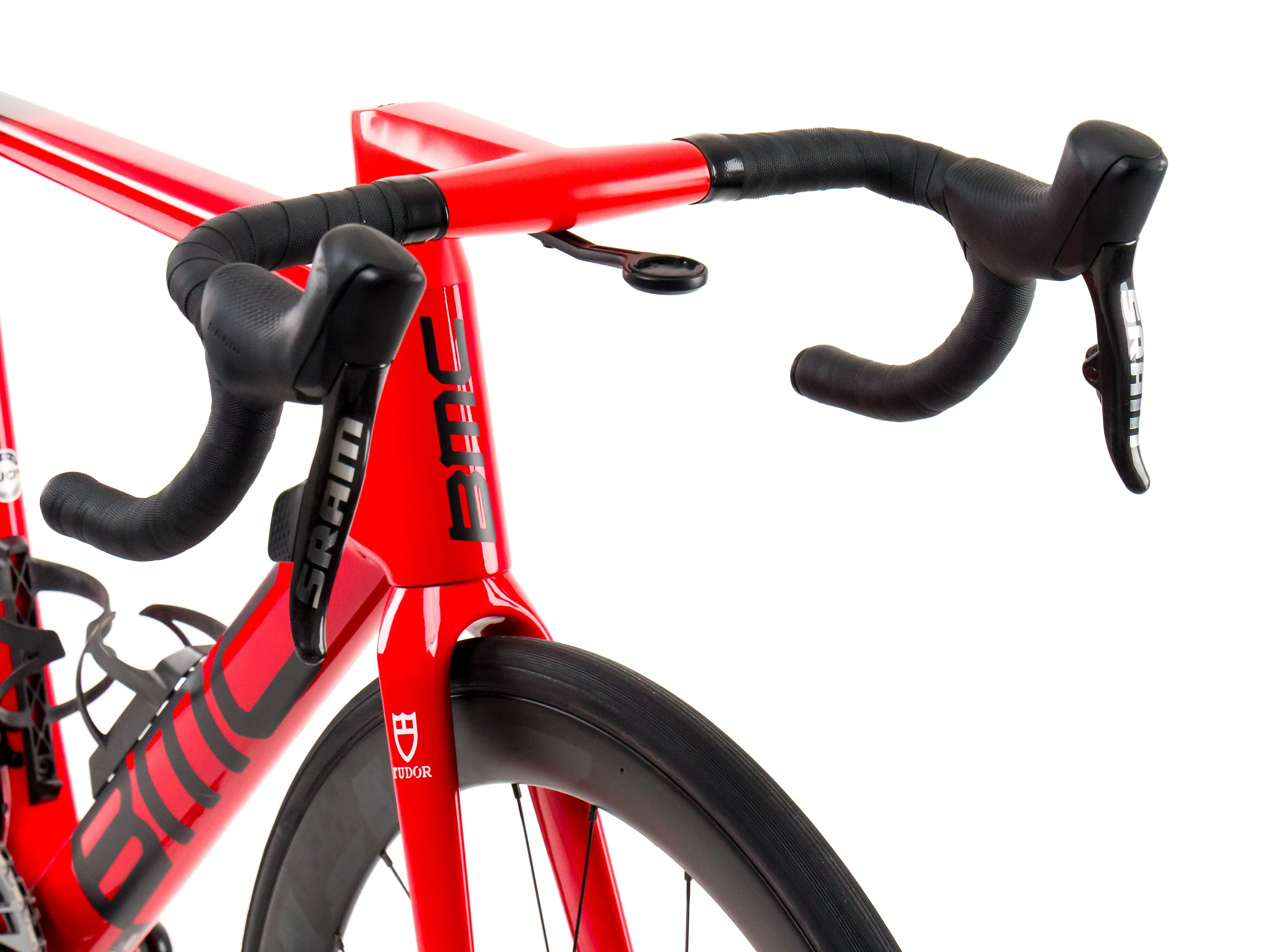 BMC Teammachine SLR01  2023 Team Tudor Pro Cycling A. Mikutis size 54 Sram Red eTap AXS 2x12sp