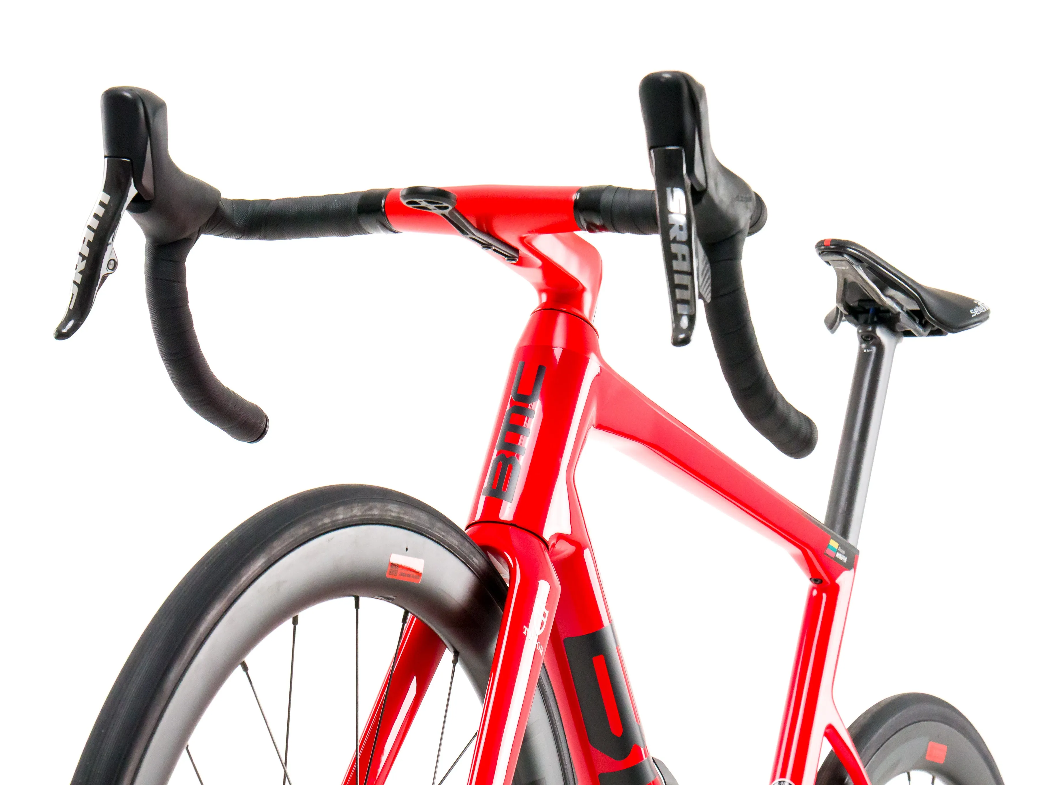 BMC Teammachine SLR01  2023 Team Tudor Pro Cycling A. Mikutis size 54 Sram Red eTap AXS 2x12sp