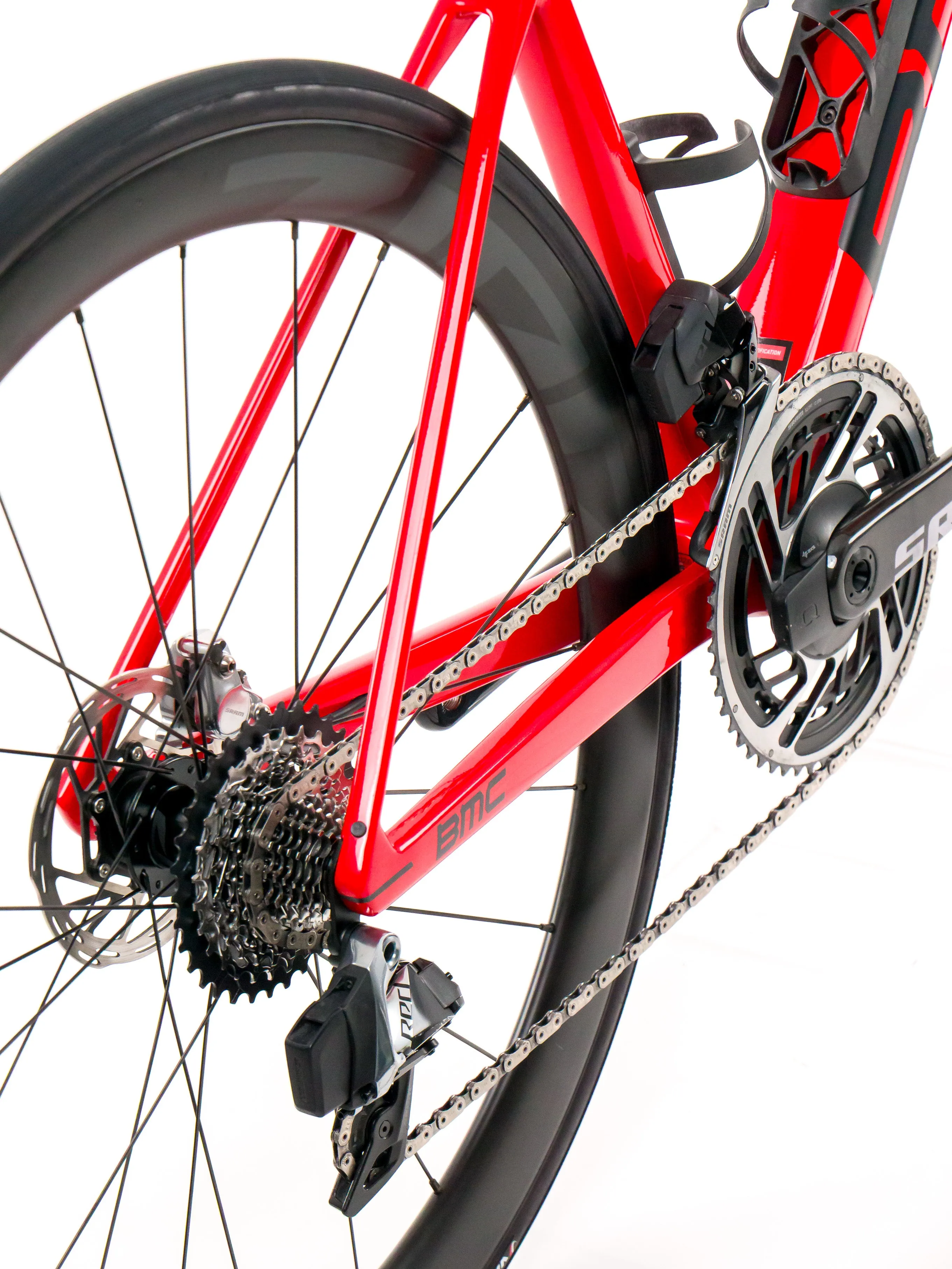 BMC Teammachine SLR01  2023 Team Tudor Pro Cycling A. Mikutis size 54 Sram Red eTap AXS 2x12sp