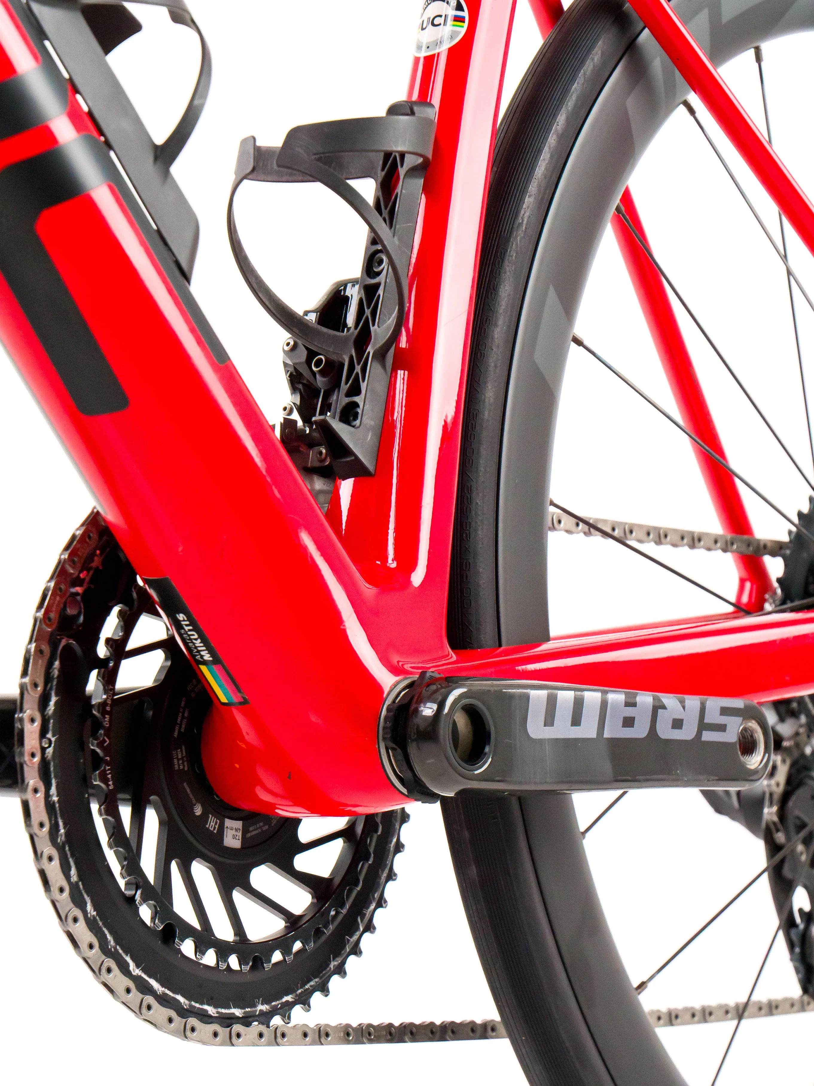 BMC Teammachine SLR01  2023 Team Tudor Pro Cycling A. Mikutis size 56 Sram Red eTap AXS 2x12sp
