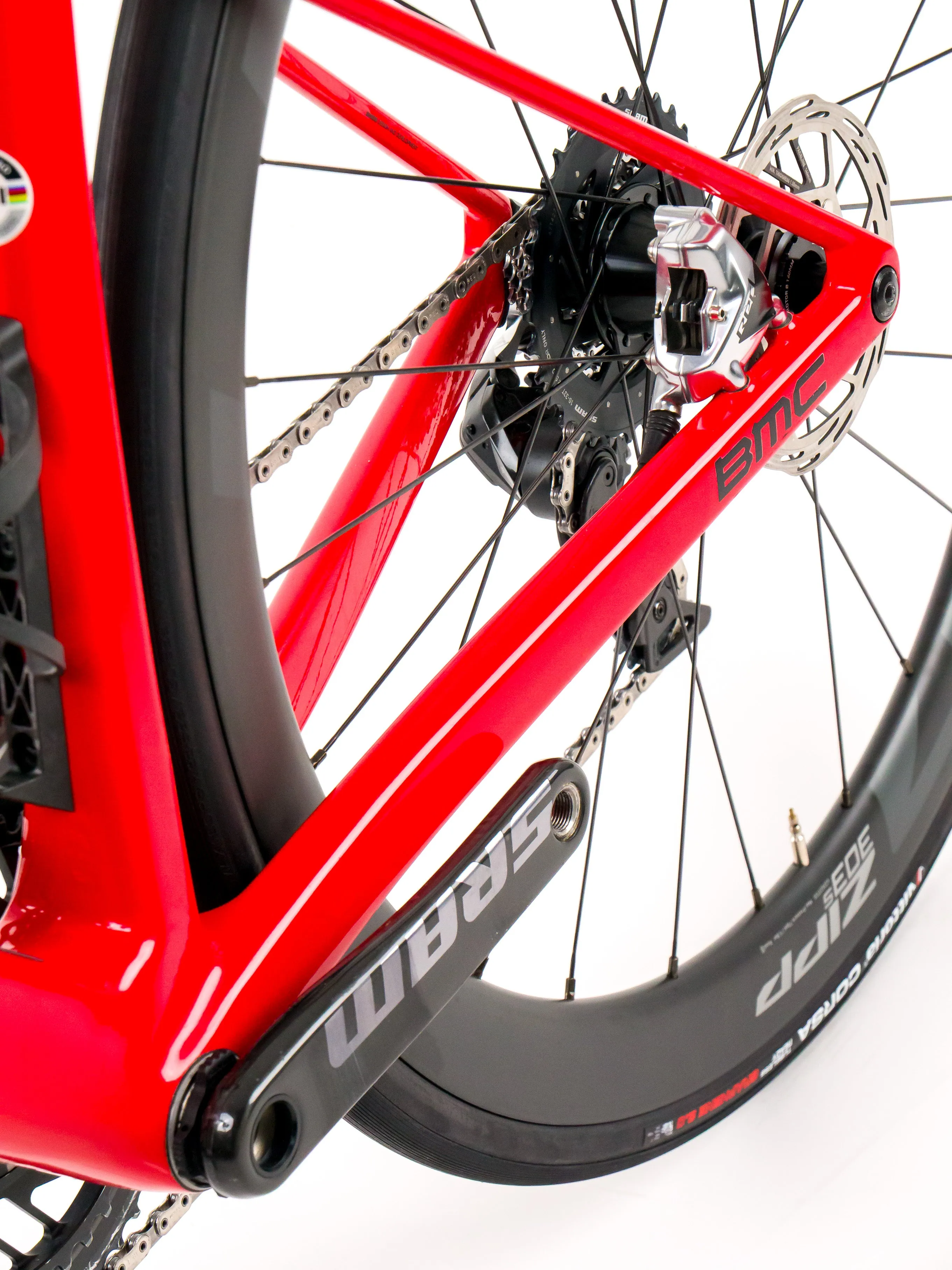 BMC Teammachine SLR01  2023 Team Tudor Pro Cycling A. Mikutis size 56 Sram Red eTap AXS 2x12sp