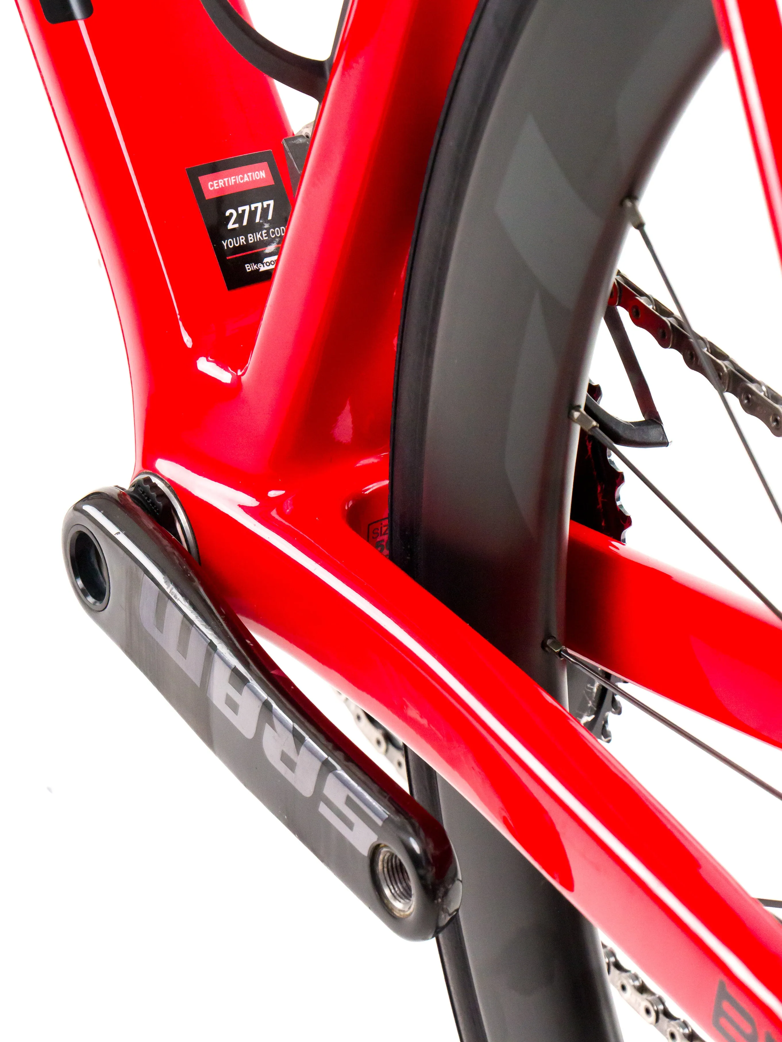 BMC Teammachine SLR01  2023 Team Tudor Pro Cycling A. Mikutis size 56 Sram Red eTap AXS 2x12sp