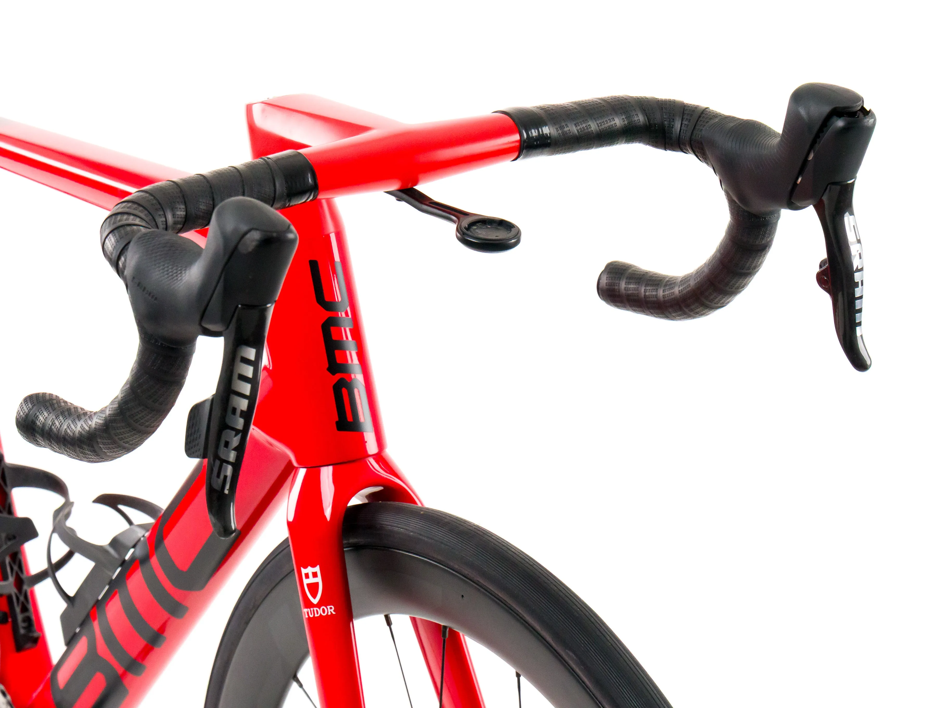 BMC Teammachine SLR01  2023 Team Tudor Pro Cycling A. Mikutis size 56 Sram Red eTap AXS 2x12sp