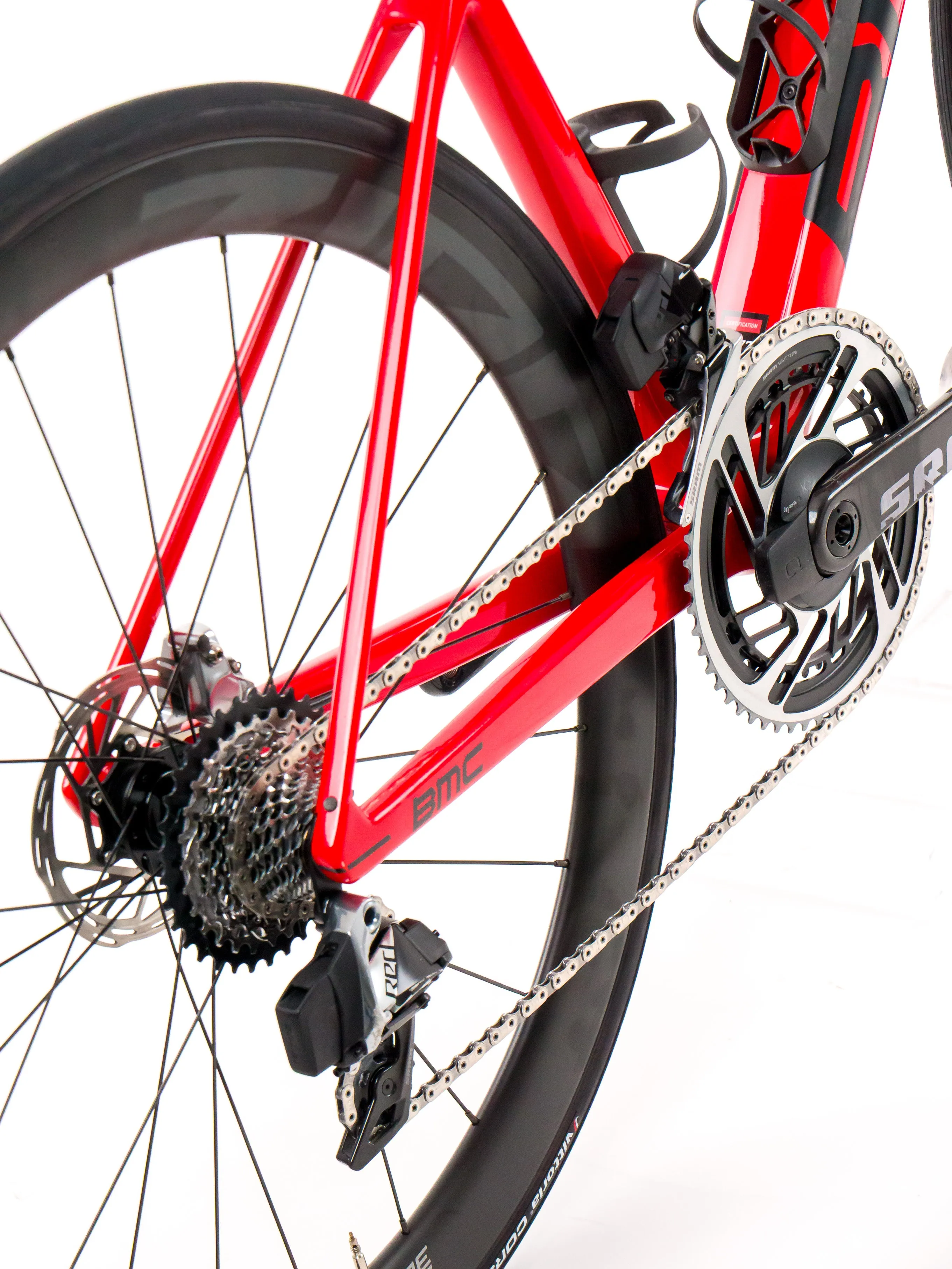 BMC Teammachine SLR01  2023 Team Tudor Pro Cycling A. Mikutis size 56 Sram Red eTap AXS 2x12sp