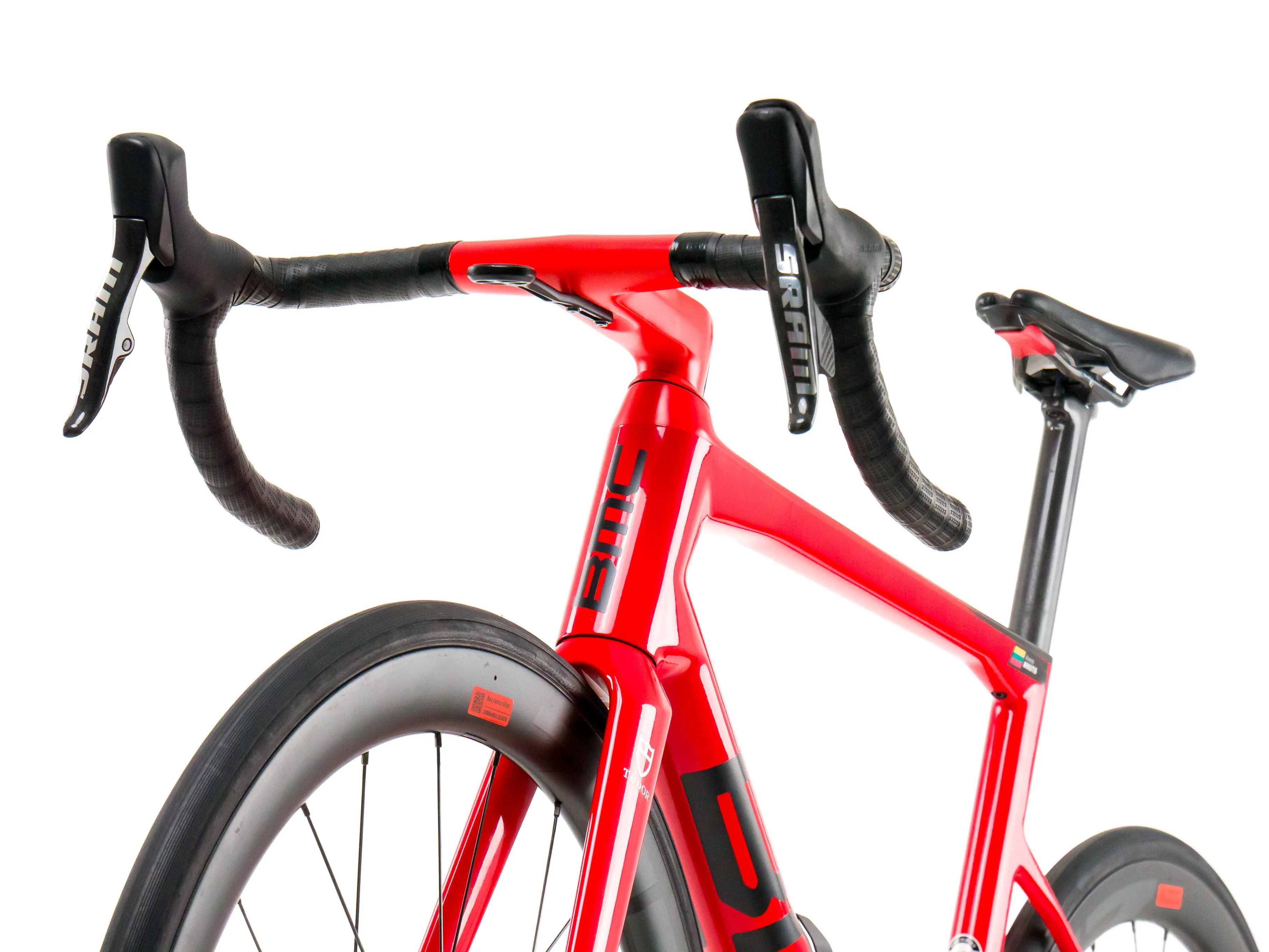 BMC Teammachine SLR01  2023 Team Tudor Pro Cycling A. Mikutis size 56 Sram Red eTap AXS 2x12sp