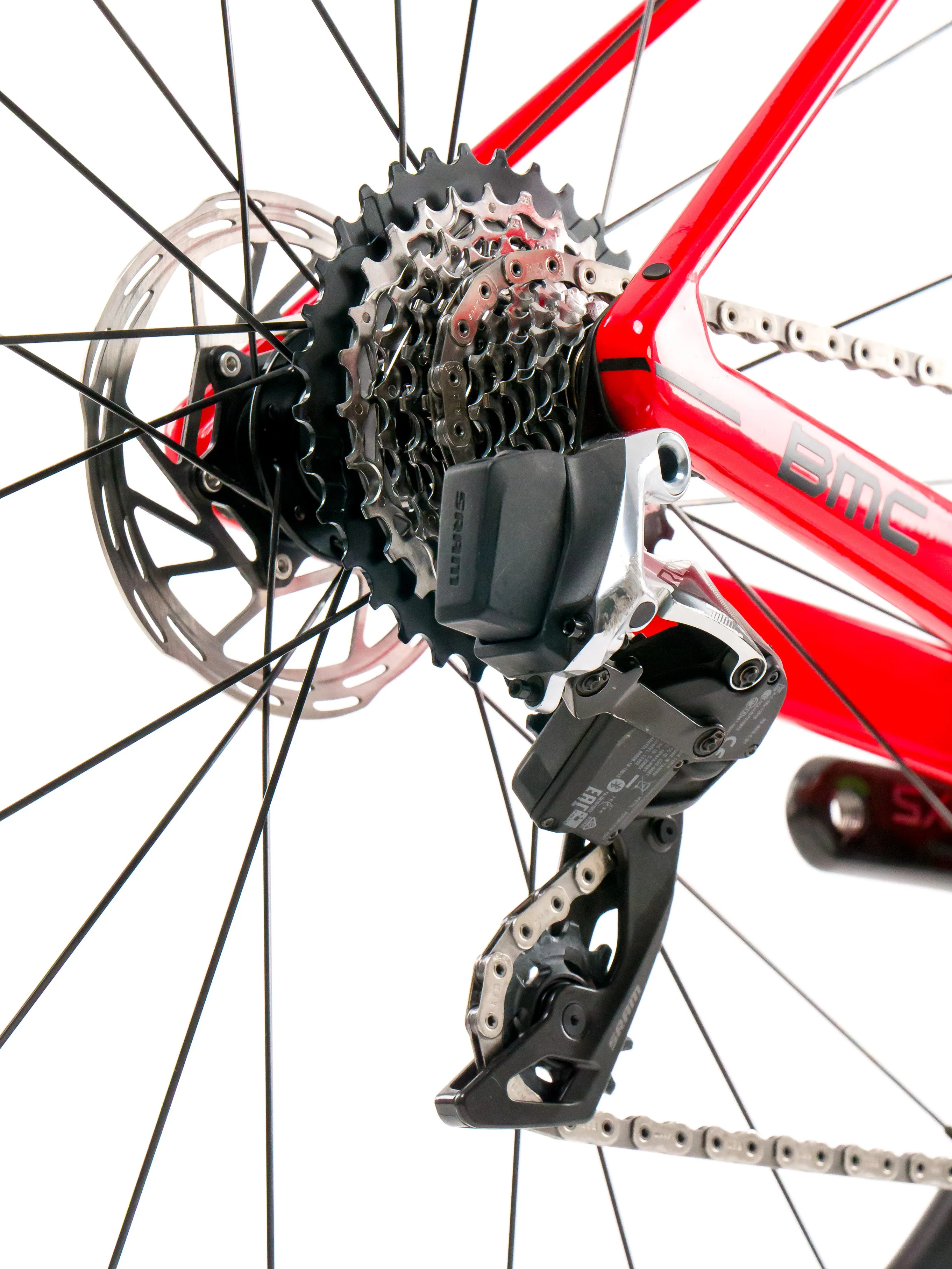 BMC Teammachine SLR01  2023 Team Tudor Pro Cycling A. Mikutis size 56 Sram Red eTap AXS 2x12sp