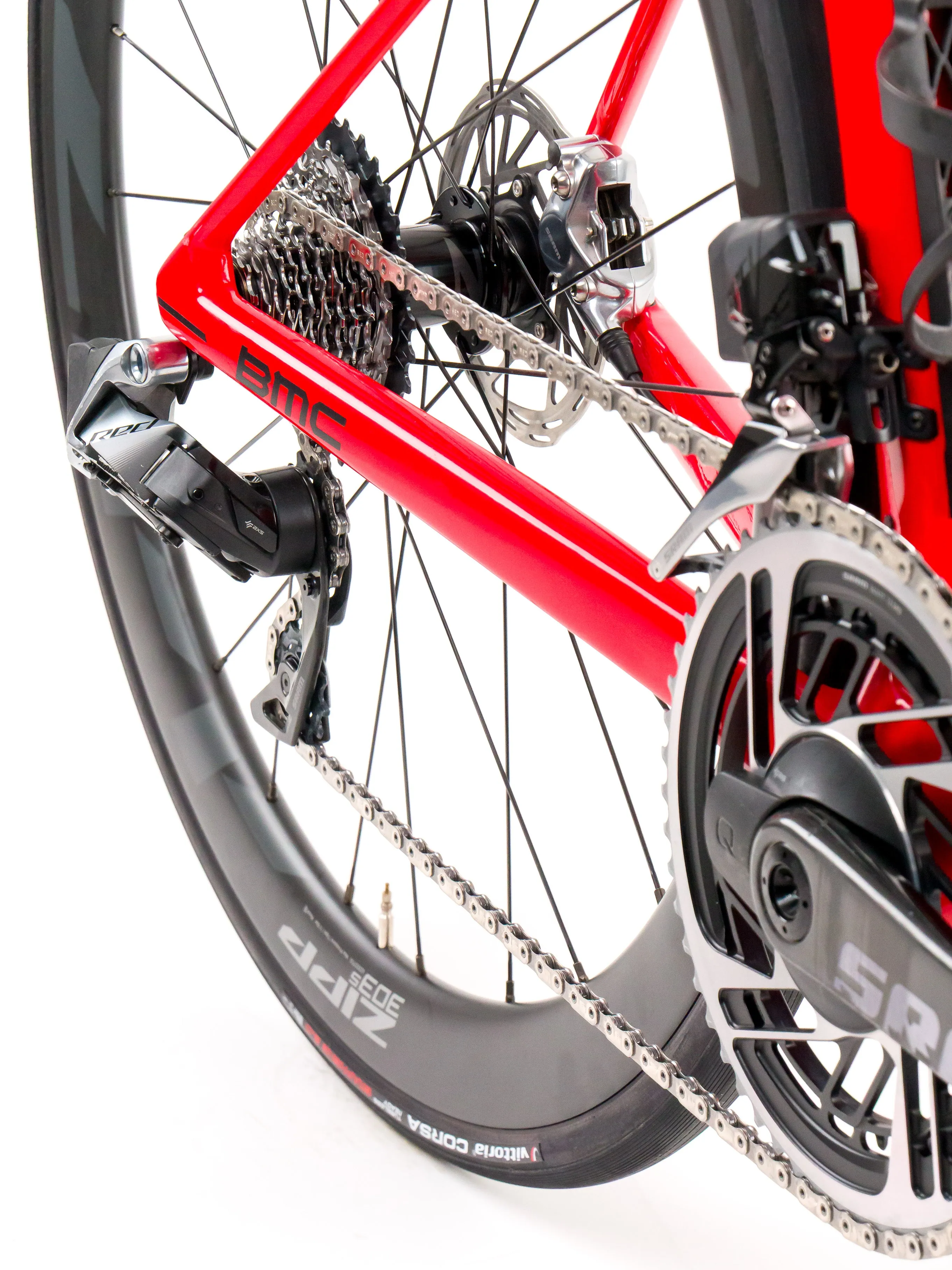 BMC Teammachine SLR01  2023 Team Tudor Pro Cycling A. Mikutis size 56 Sram Red eTap AXS 2x12sp