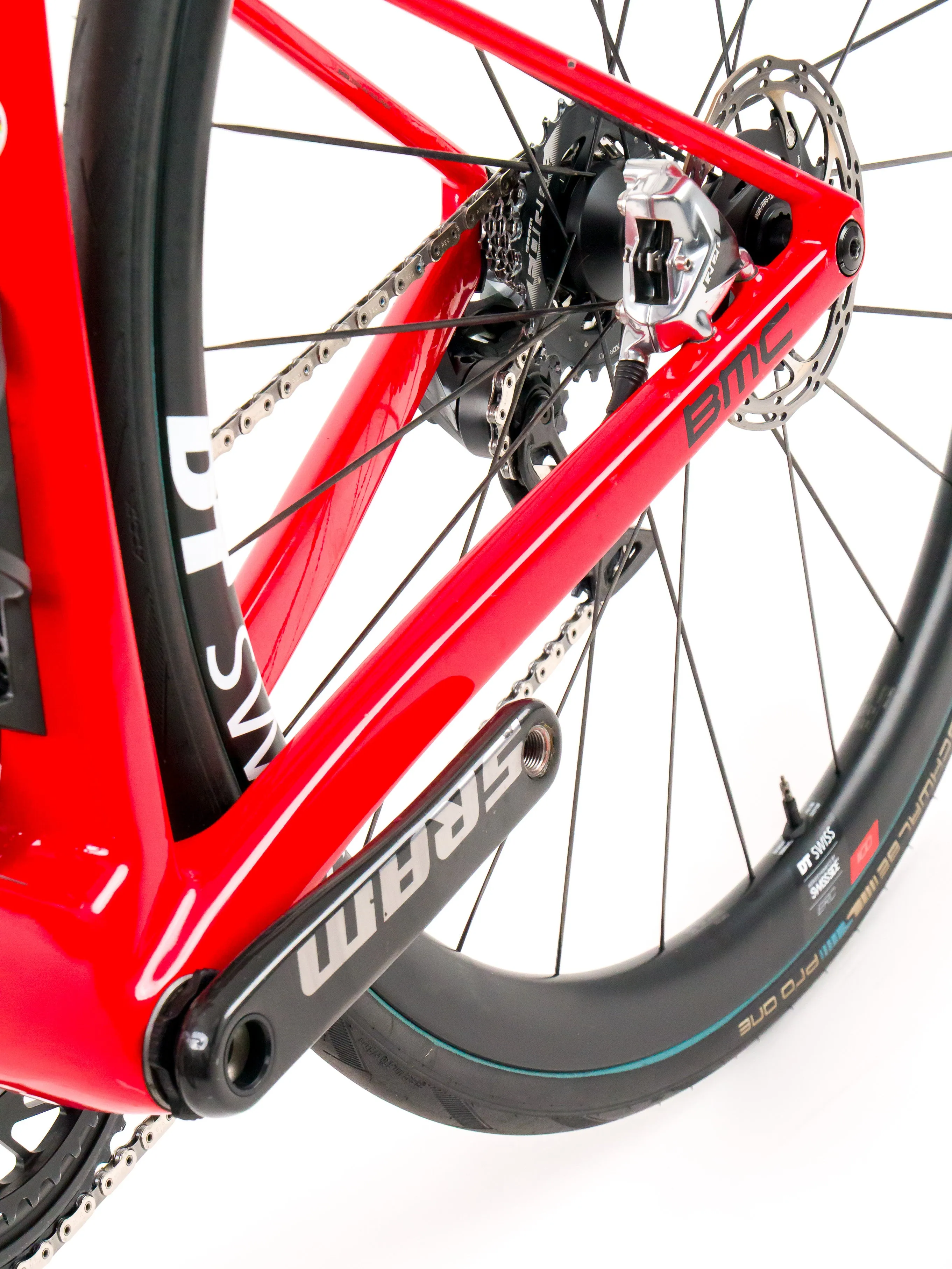 BMC Teammachine SLR01  2023 Team Tudor Pro Cycling A. Tendon size 56 Sram Red eTap AXS 2x12sp