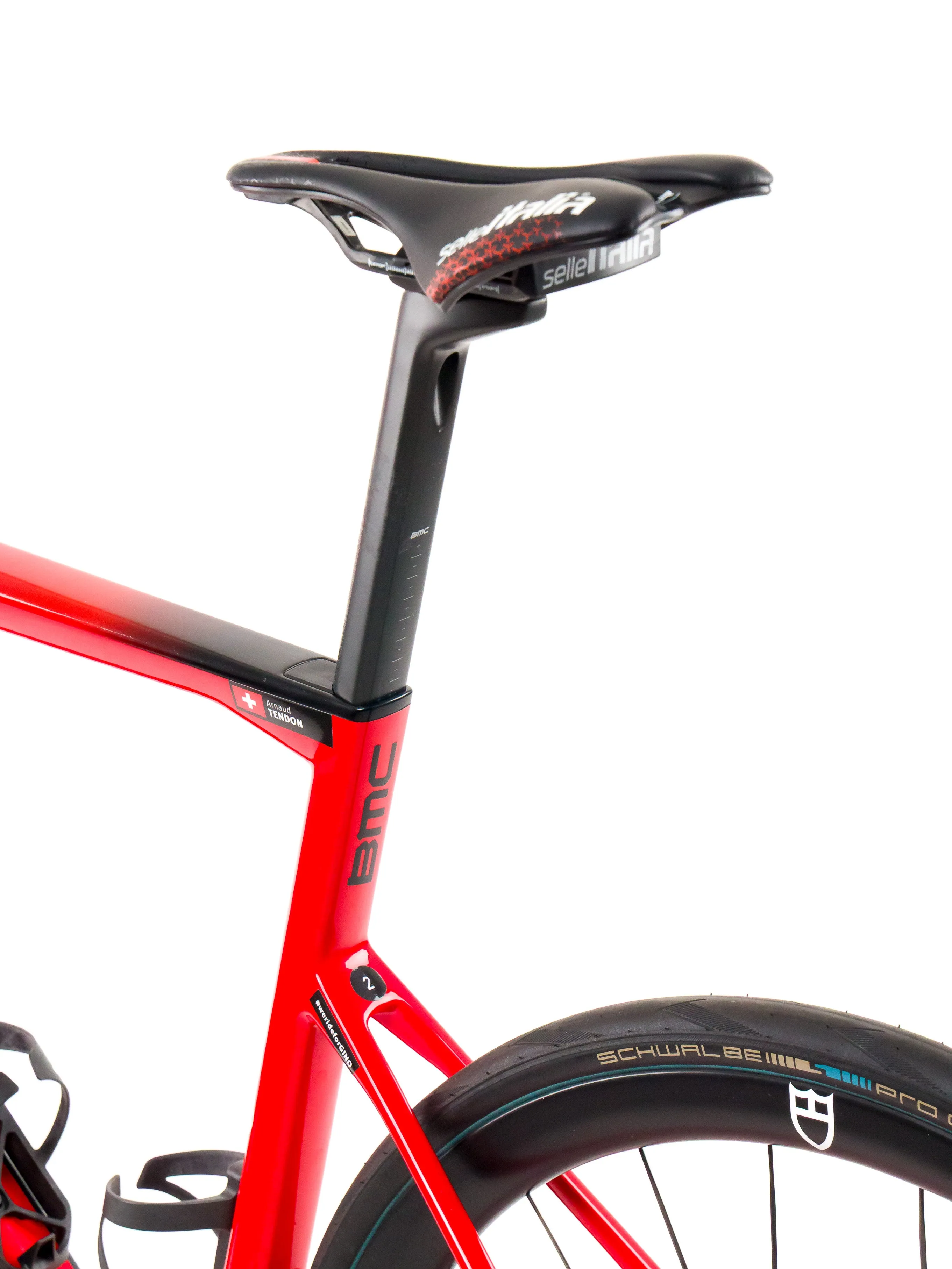 BMC Teammachine SLR01  2023 Team Tudor Pro Cycling A. Tendon size 56 Sram Red eTap AXS 2x12sp
