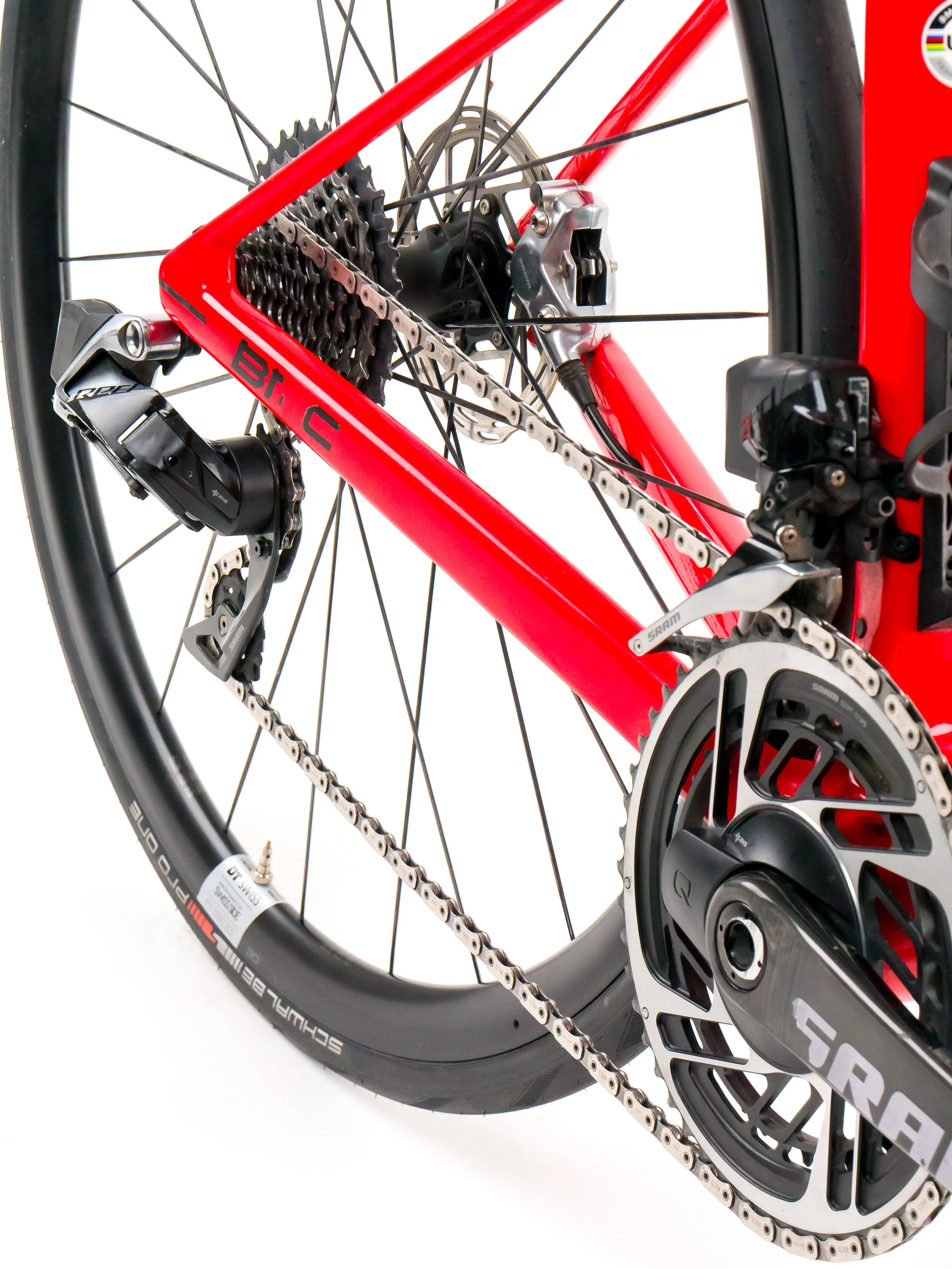 BMC Teammachine SLR01  2023 Team Tudor Pro Cycling F. Lykke size 54 Sram Red eTap AXS 2x12sp
