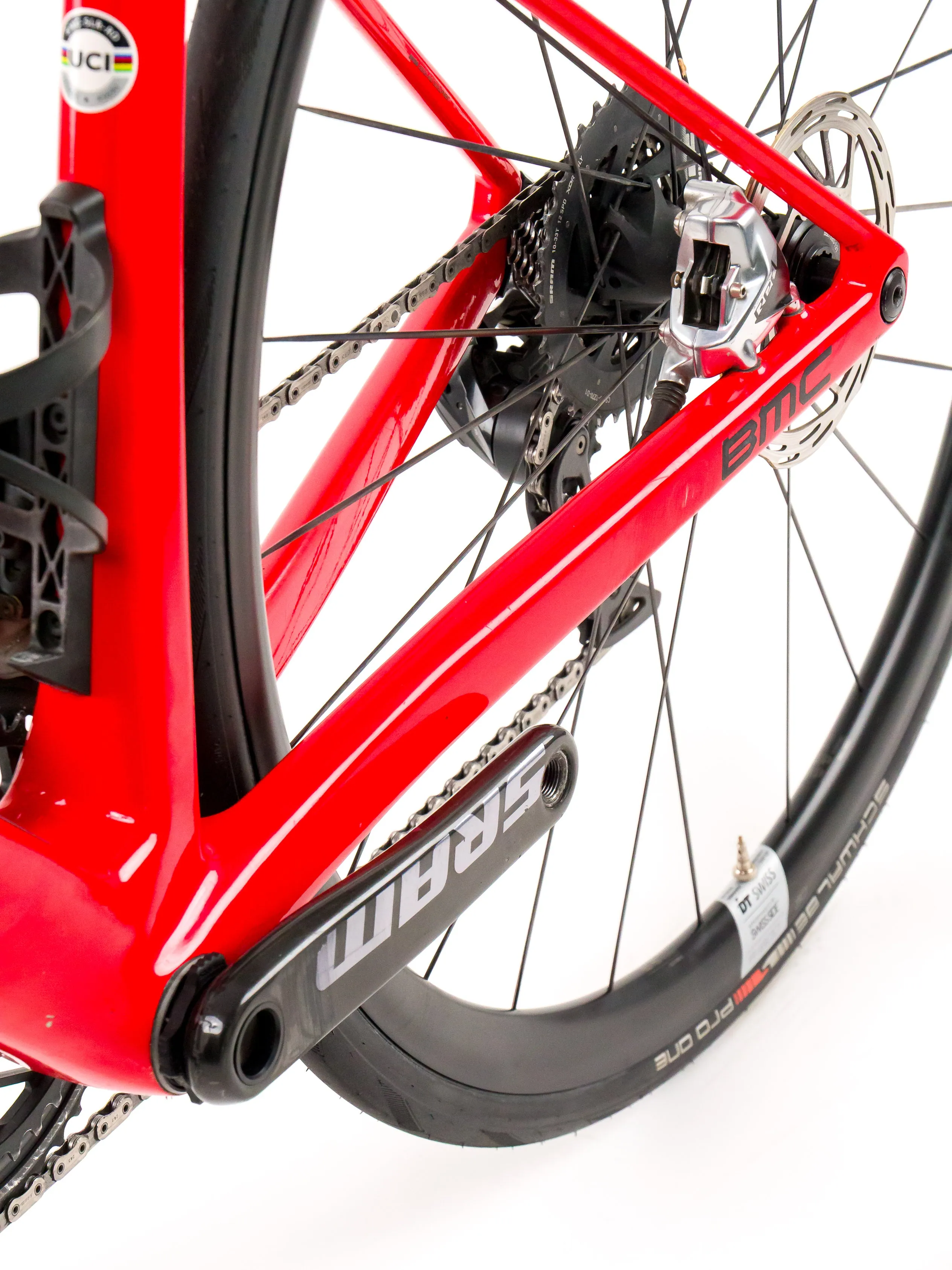 BMC Teammachine SLR01  2023 Team Tudor Pro Cycling F. Lykke size 54 Sram Red eTap AXS 2x12sp