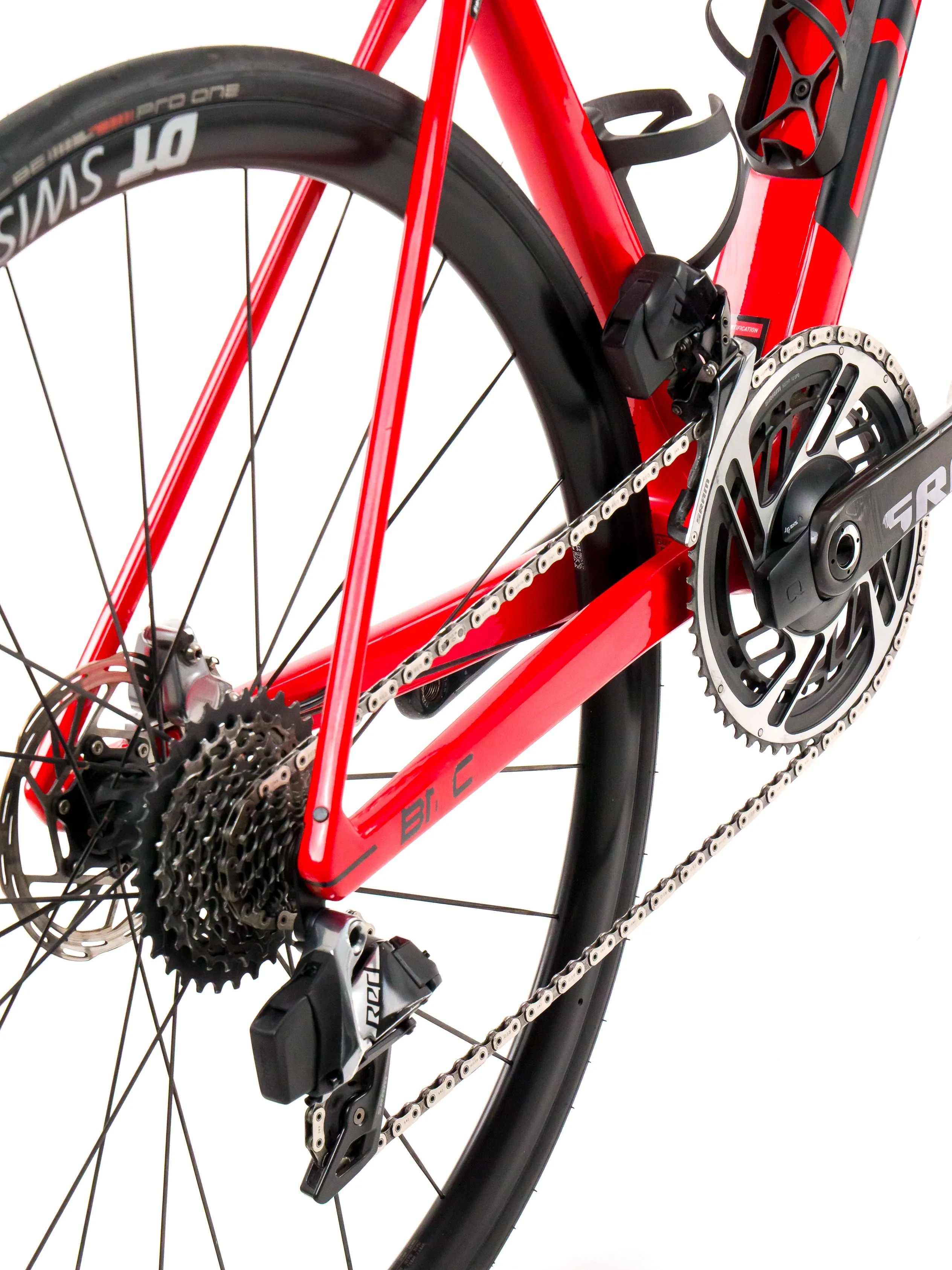 BMC Teammachine SLR01  2023 Team Tudor Pro Cycling F. Lykke size 54 Sram Red eTap AXS 2x12sp