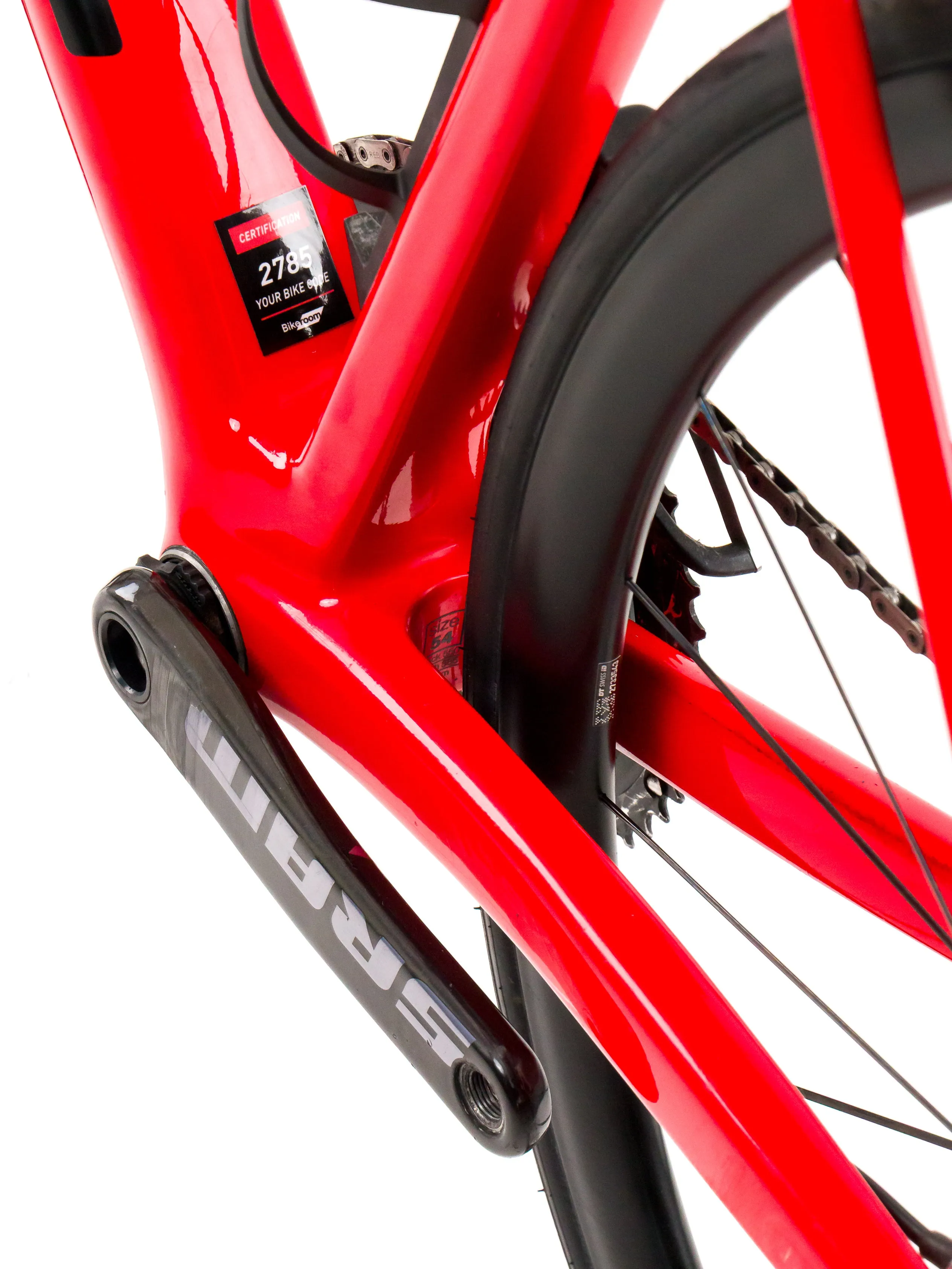 BMC Teammachine SLR01  2023 Team Tudor Pro Cycling F. Lykke size 54 Sram Red eTap AXS 2x12sp