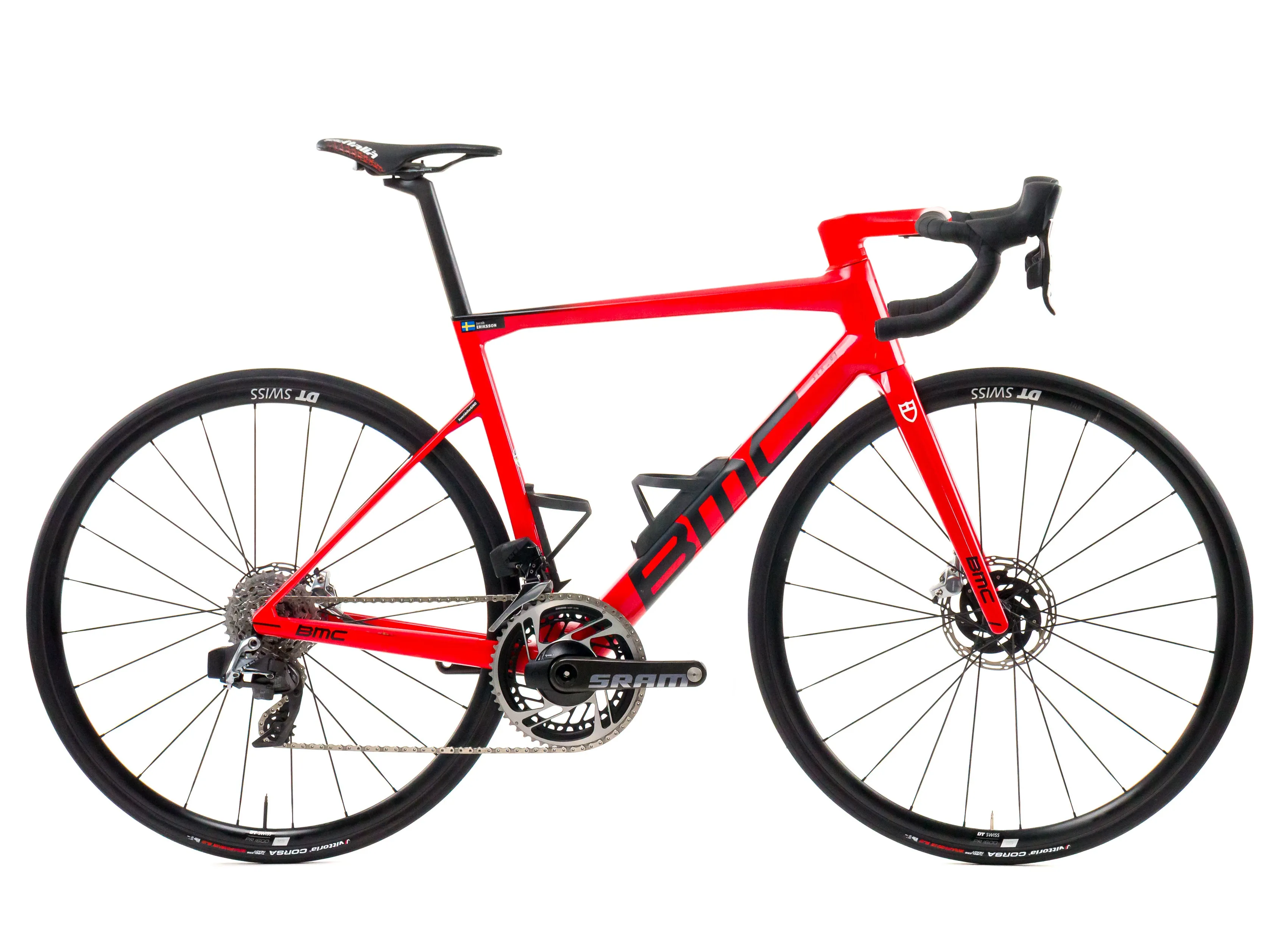 BMC Teammachine SLR01  2023 Team Tudor Pro Cycling J. Eriksson size 54 Sram Red eTap AXS 2x12sp