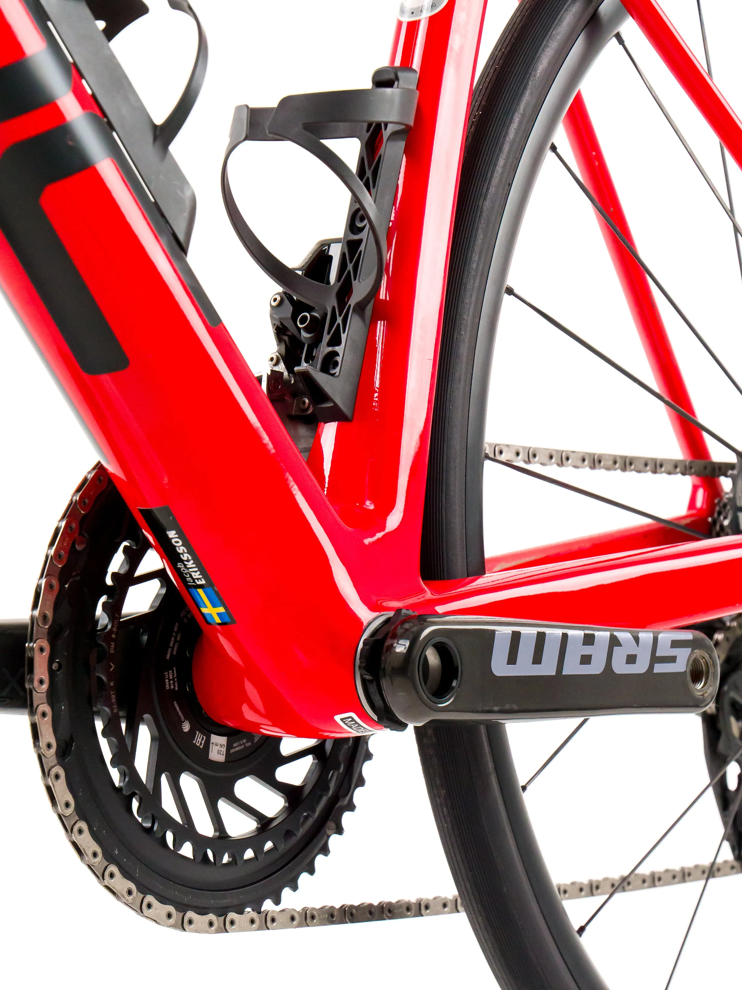 BMC Teammachine SLR01  2023 Team Tudor Pro Cycling J. Eriksson size 54 Sram Red eTap AXS 2x12sp