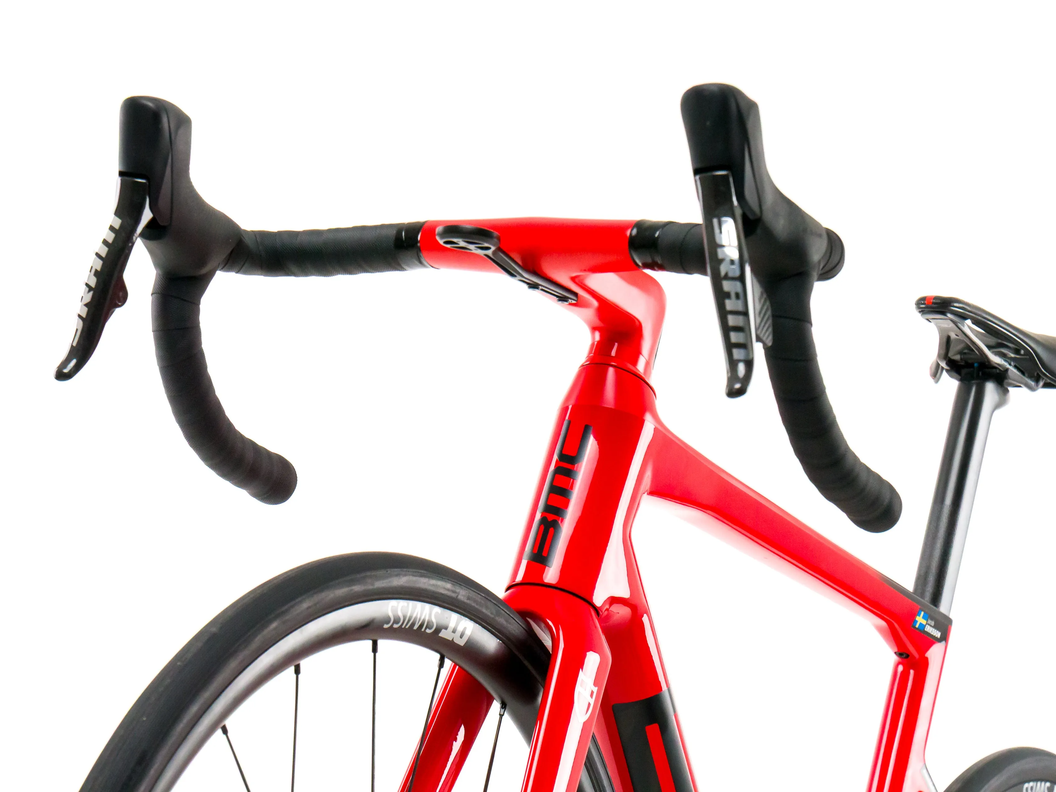 BMC Teammachine SLR01  2023 Team Tudor Pro Cycling J. Eriksson size 54 Sram Red eTap AXS 2x12sp