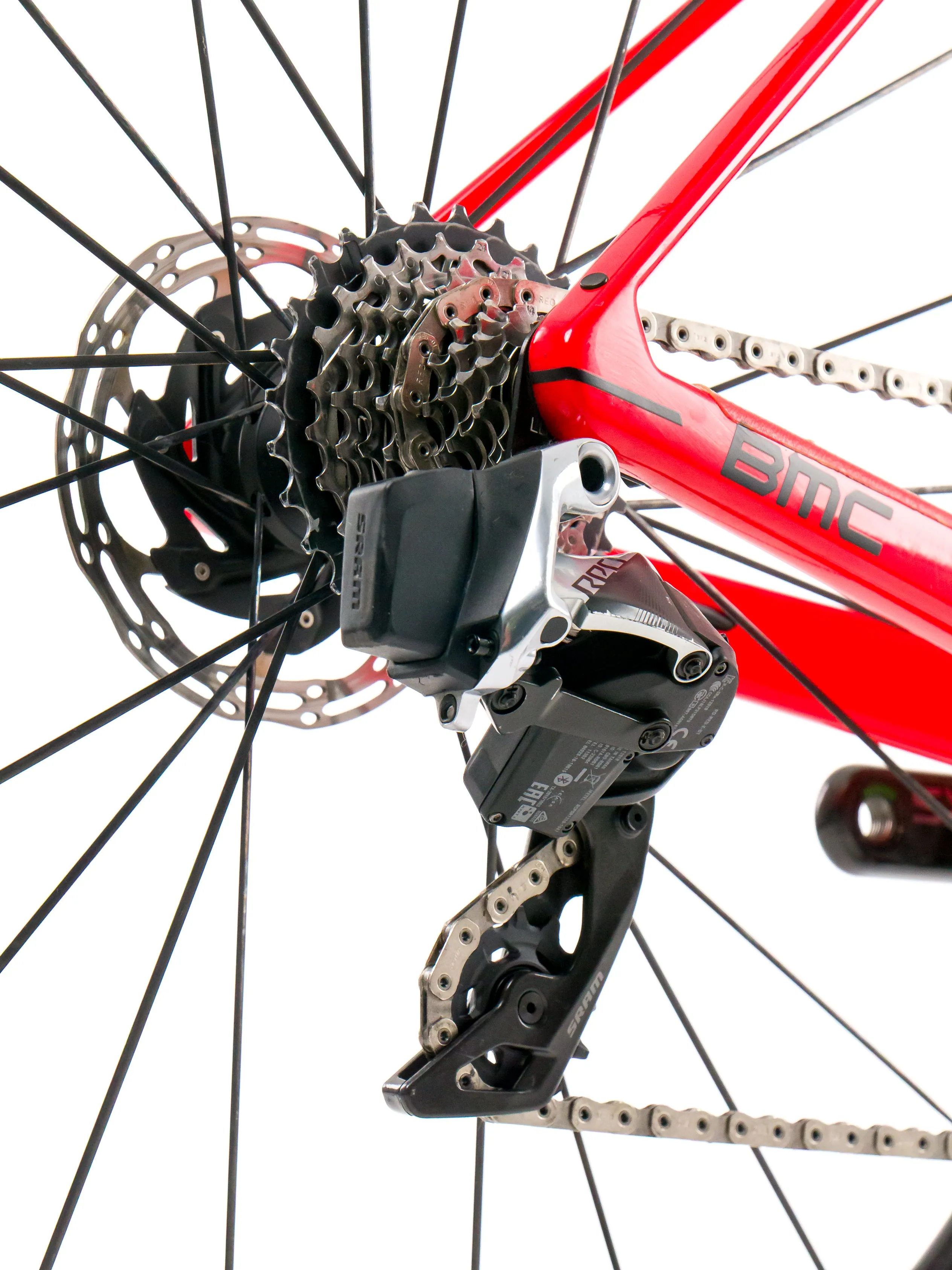 BMC Teammachine SLR01  2023 Team Tudor Pro Cycling J. Eriksson size 54 Sram Red eTap AXS 2x12sp