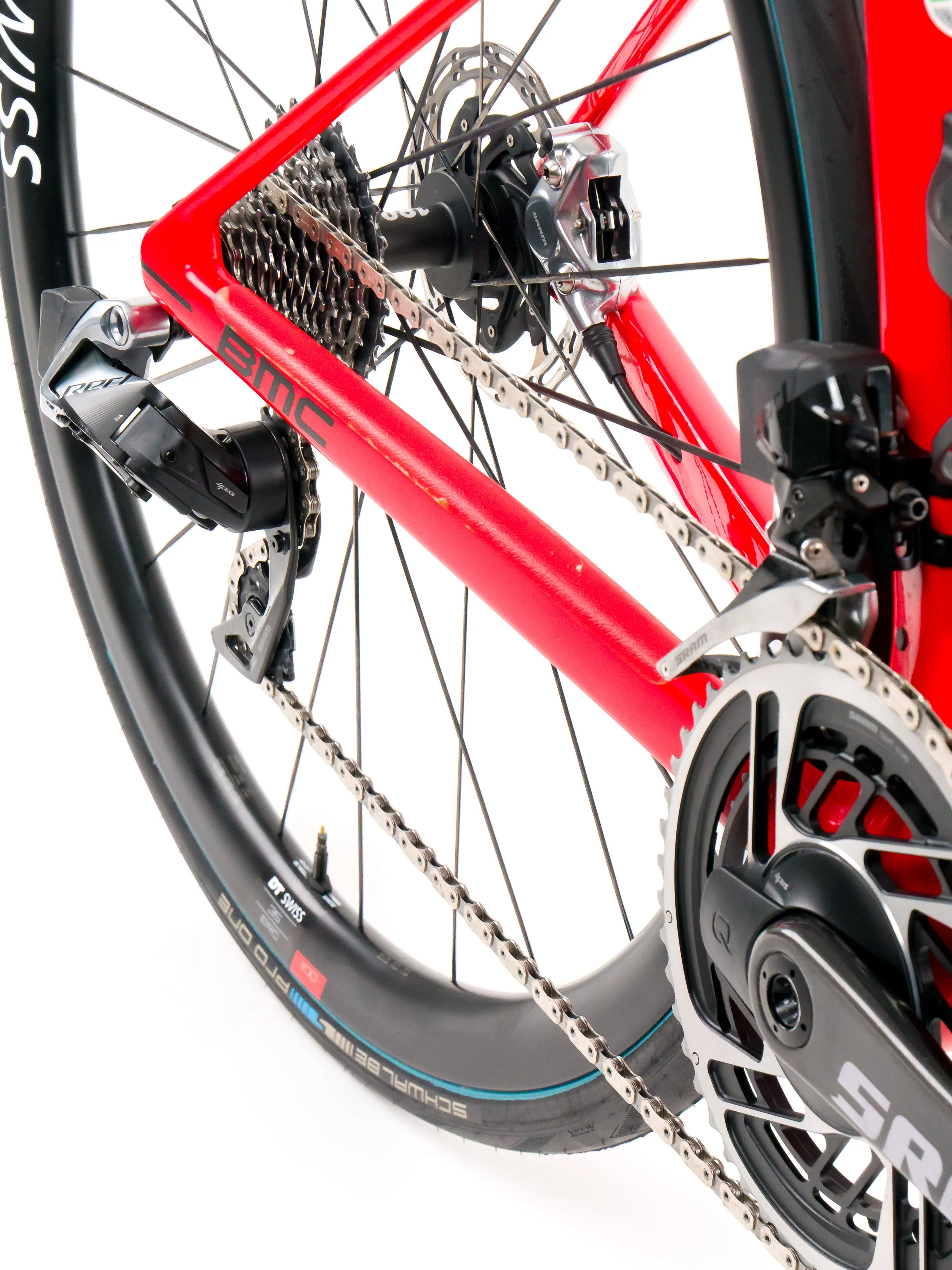 BMC Teammachine SLR01  2023 Team Tudor Pro Cycling J. Eriksson size 54 Sram Red eTap AXS 2x12sp