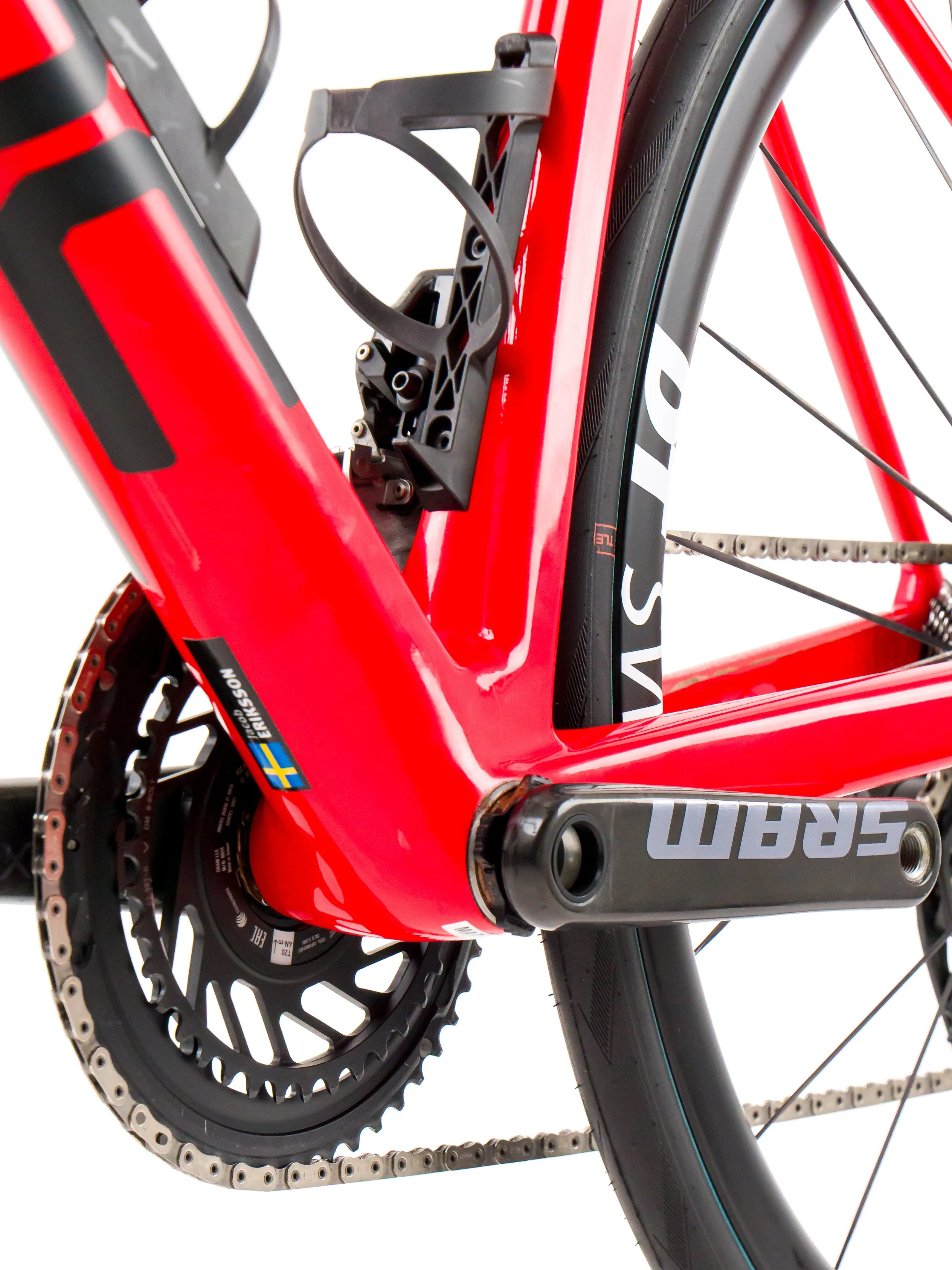 BMC Teammachine SLR01  2023 Team Tudor Pro Cycling J. Eriksson size 54 Sram Red eTap AXS 2x12sp