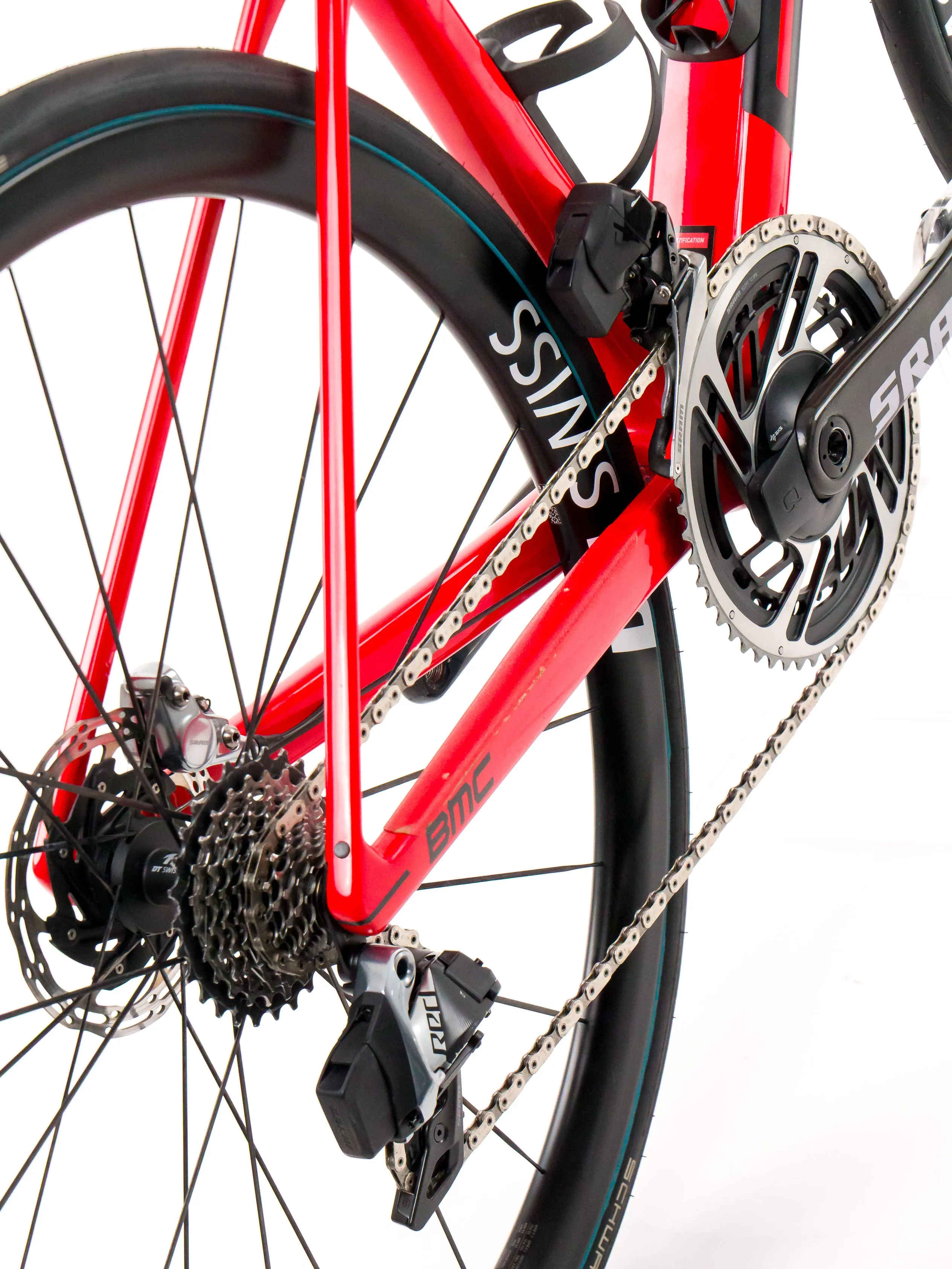 BMC Teammachine SLR01  2023 Team Tudor Pro Cycling J. Eriksson size 54 Sram Red eTap AXS 2x12sp