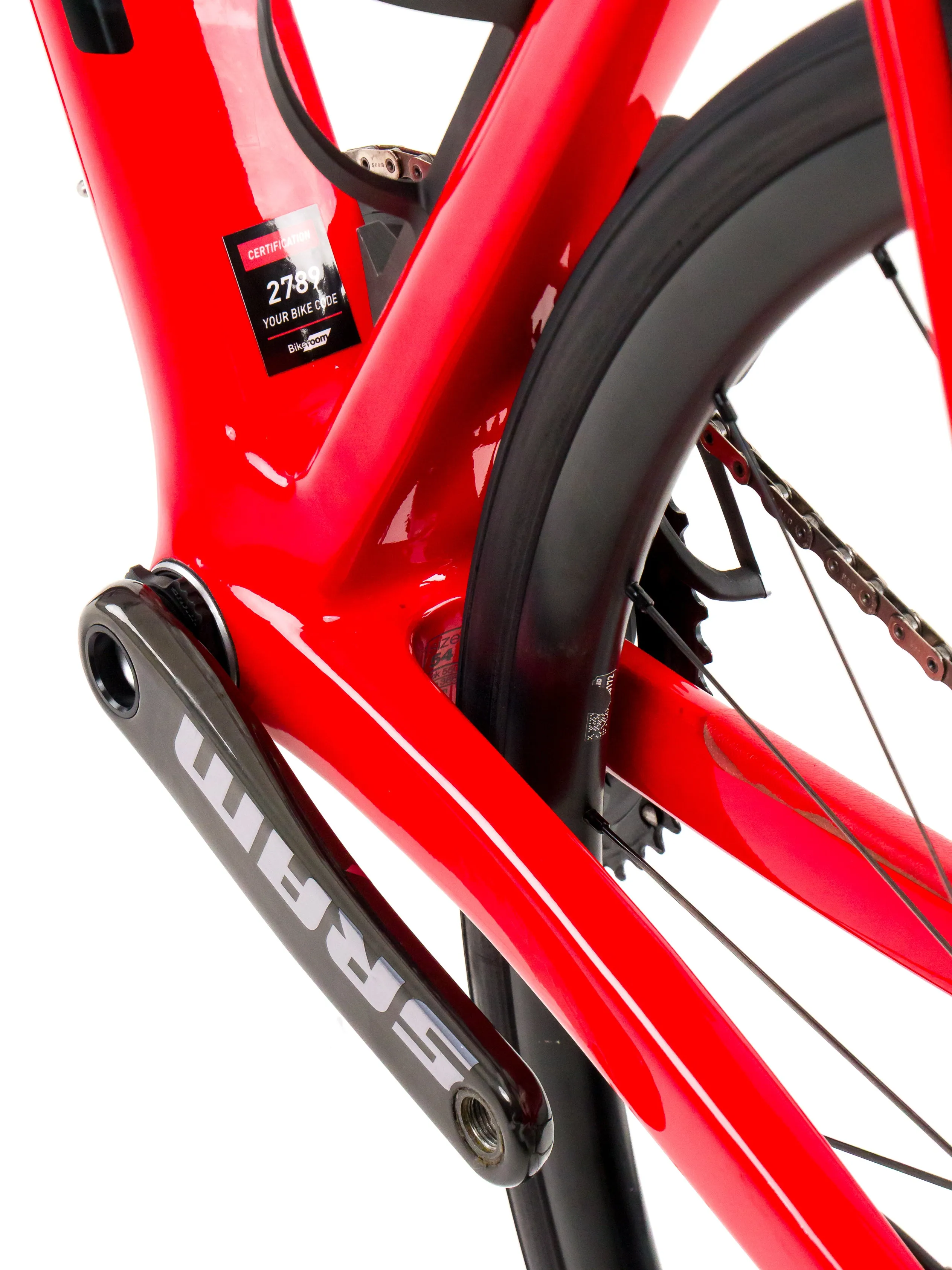 BMC Teammachine SLR01  2023 Team Tudor Pro Cycling J. Eriksson size 54 Sram Red eTap AXS 2x12sp