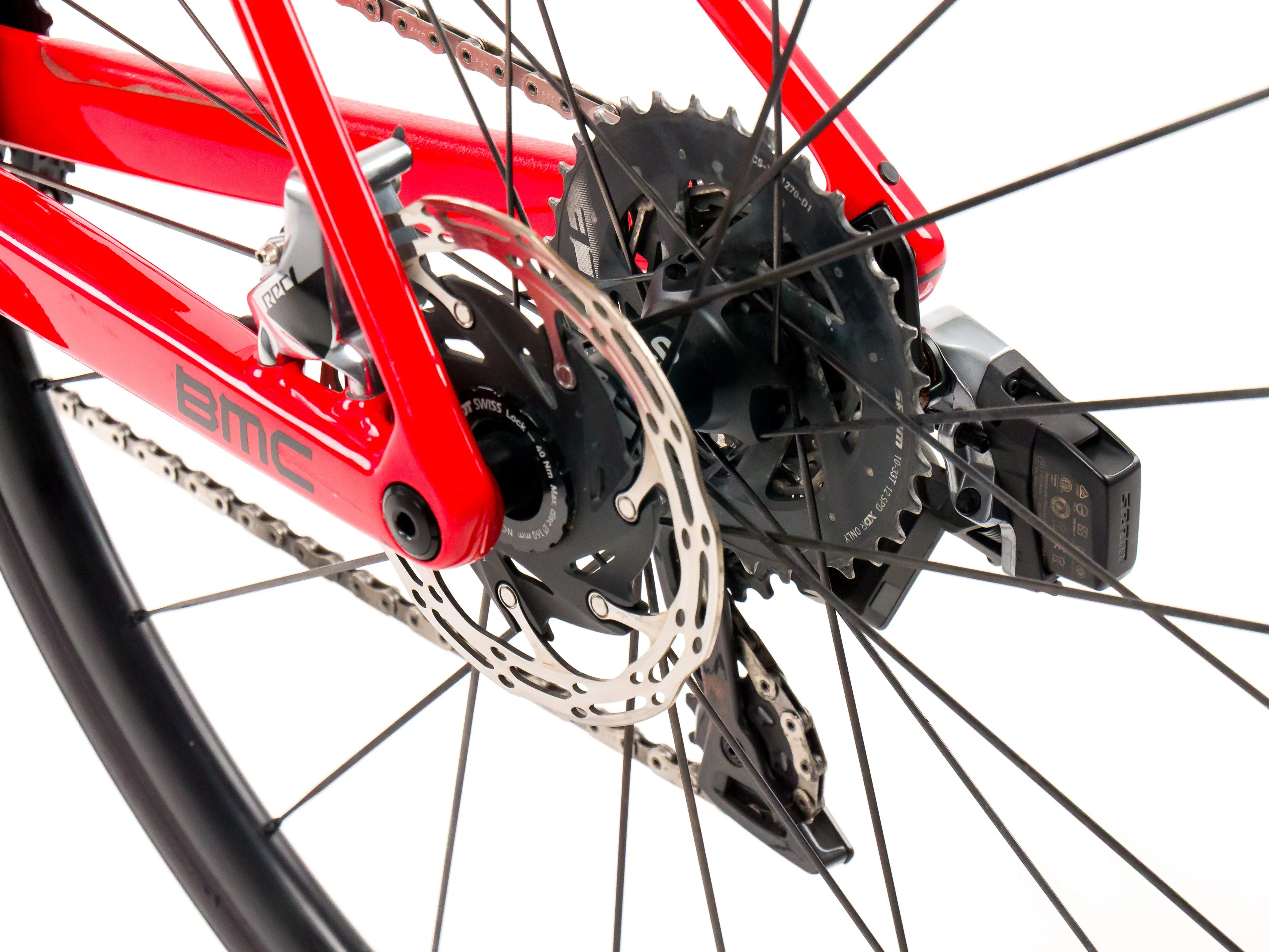 BMC Teammachine SLR01  2023 Team Tudor Pro Cycling J. Eriksson size 54 Sram Red eTap AXS 2x12sp
