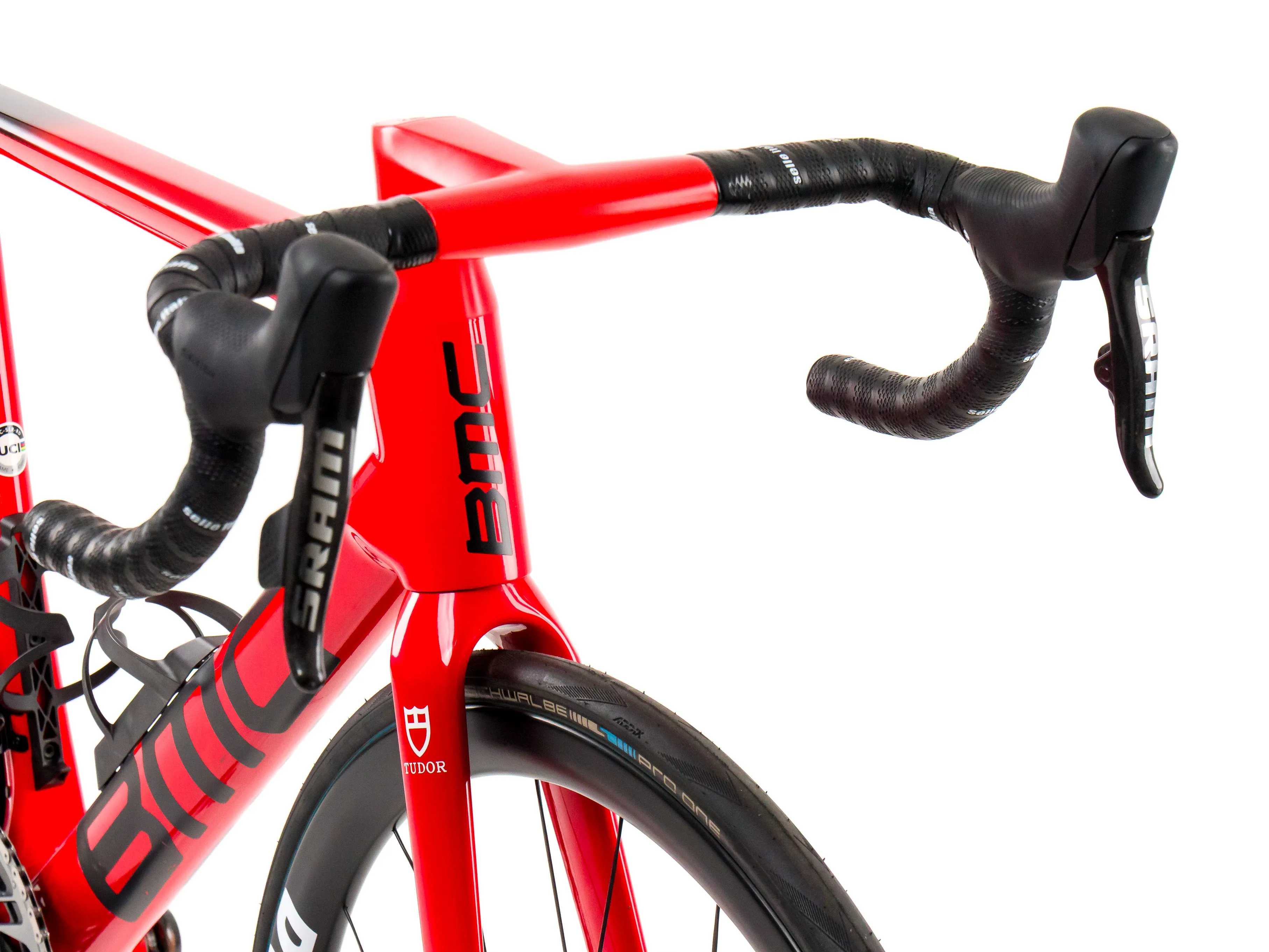 BMC Teammachine SLR01  2023 Team Tudor Pro Cycling M. Rondel size 54 Sram Red eTap AXS 2x12sp