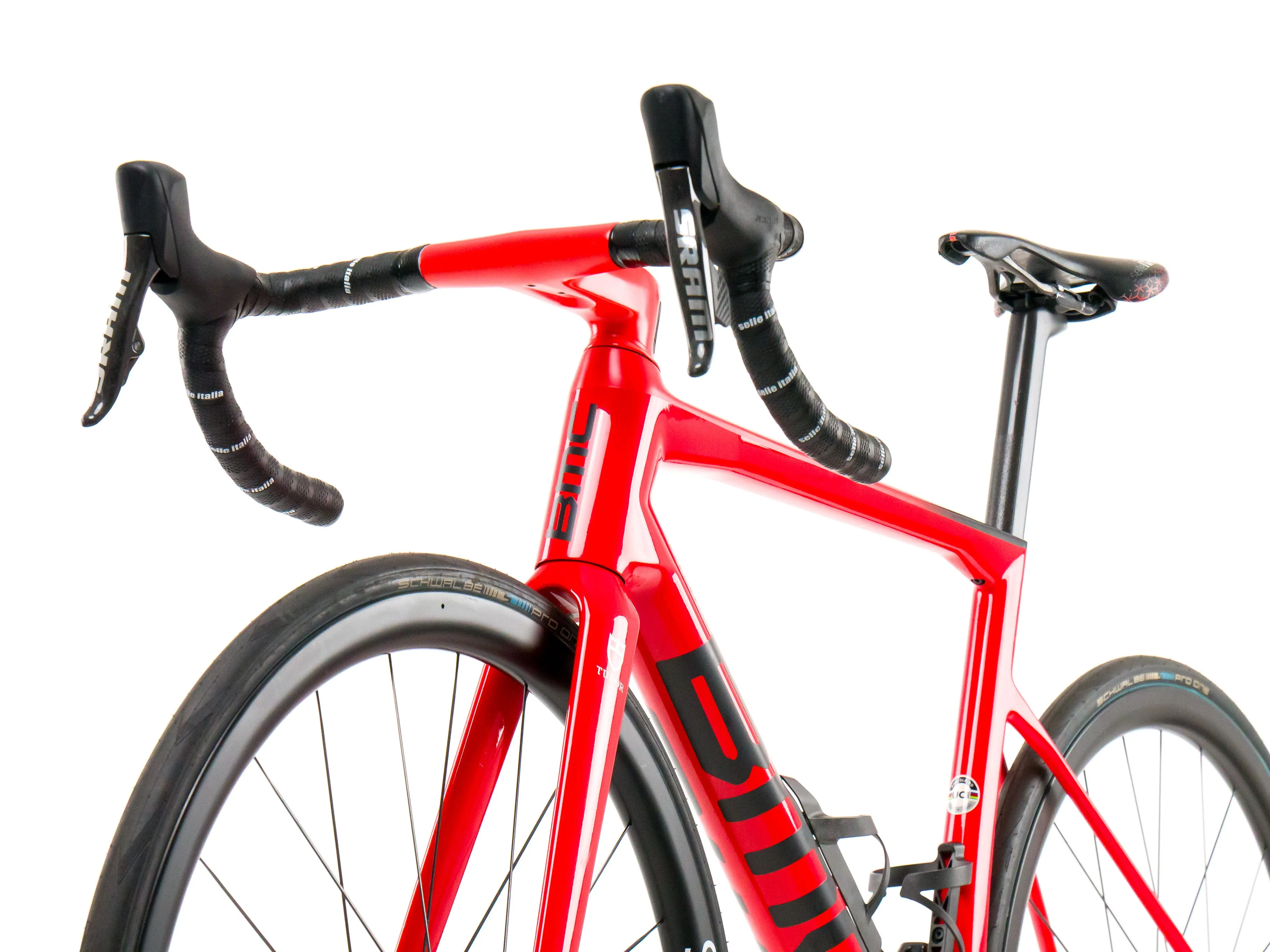 BMC Teammachine SLR01  2023 Team Tudor Pro Cycling M. Rondel size 54 Sram Red eTap AXS 2x12sp