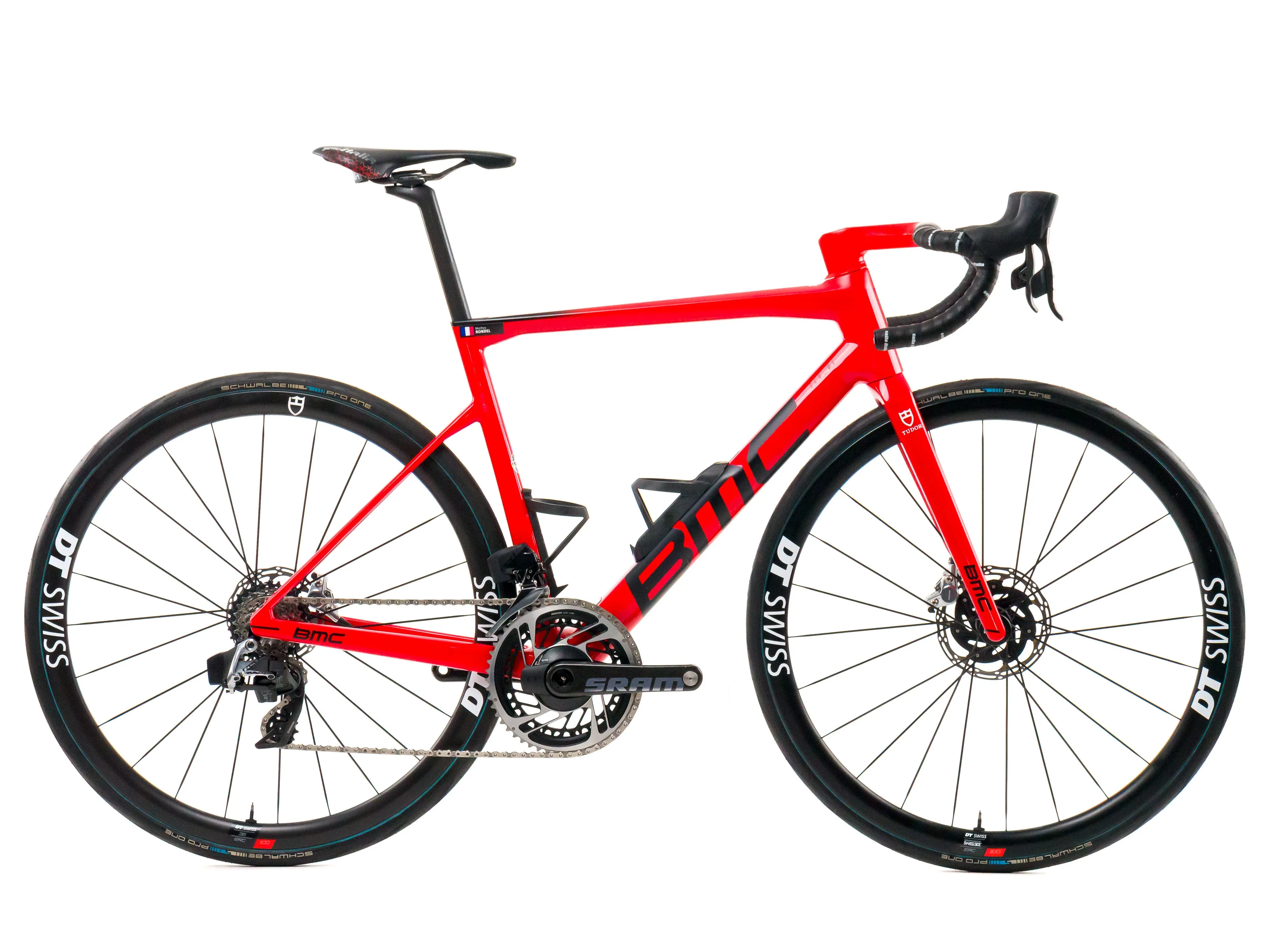 BMC Teammachine SLR01  2023 Team Tudor Pro Cycling M. Rondel size 54 Sram Red eTap AXS 2x12sp